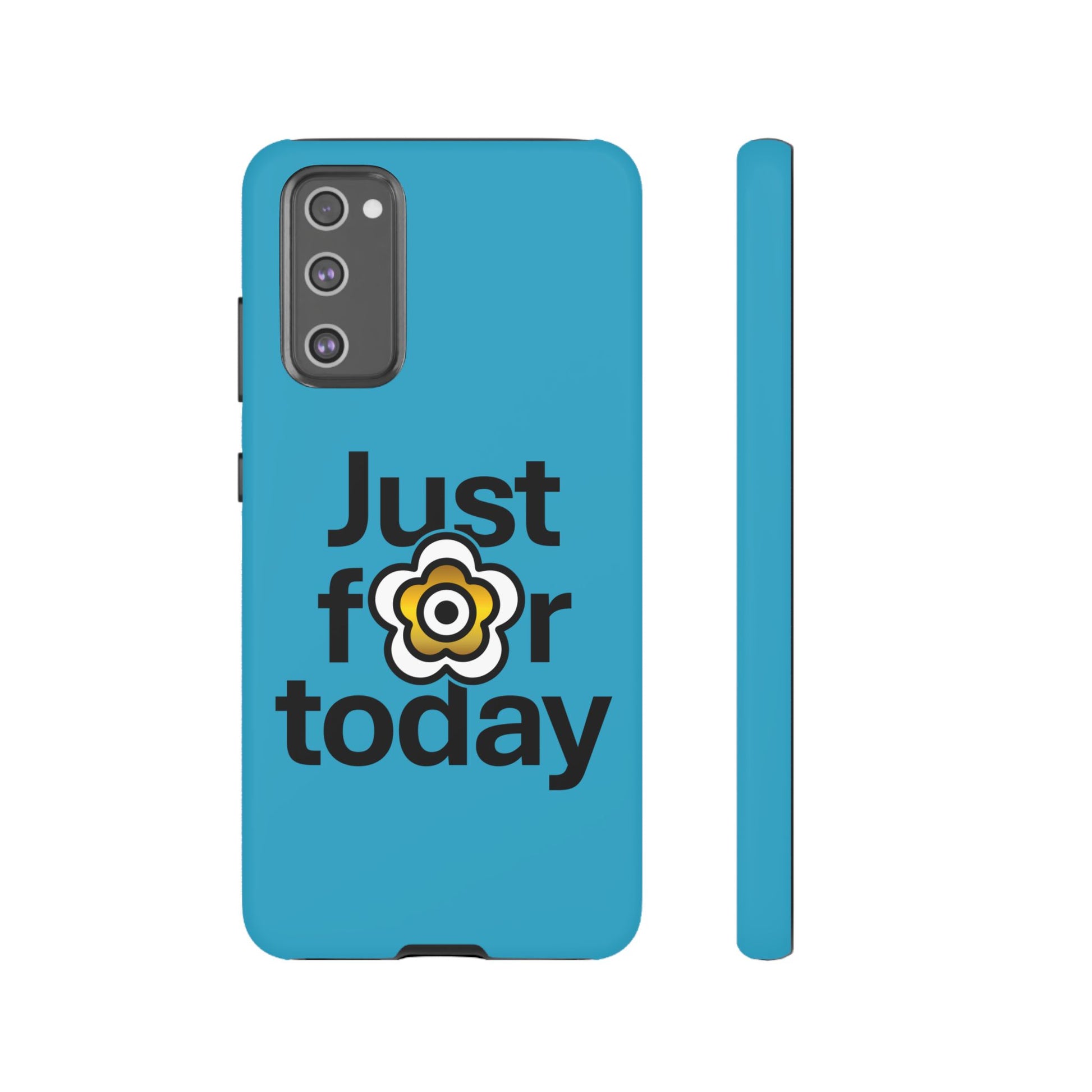 P🌺🌺P2Poppies Just for Today Samsung Phone Case – Inspirational Recovery Protection