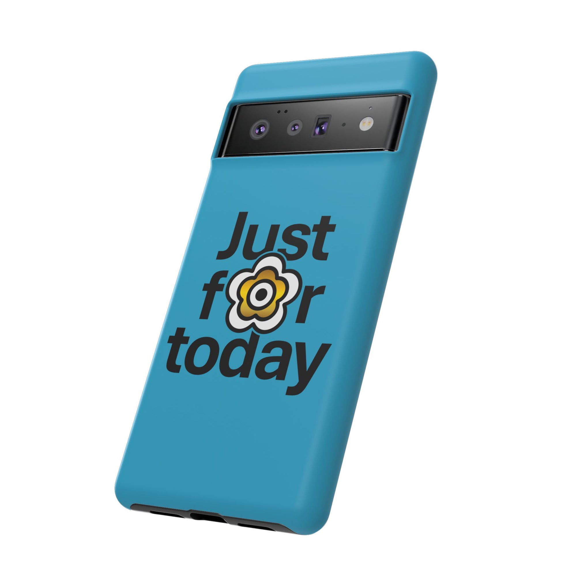 P🌺🌺P2Poppies Just for Today Google Phone Case – Inspirational Recovery Protection