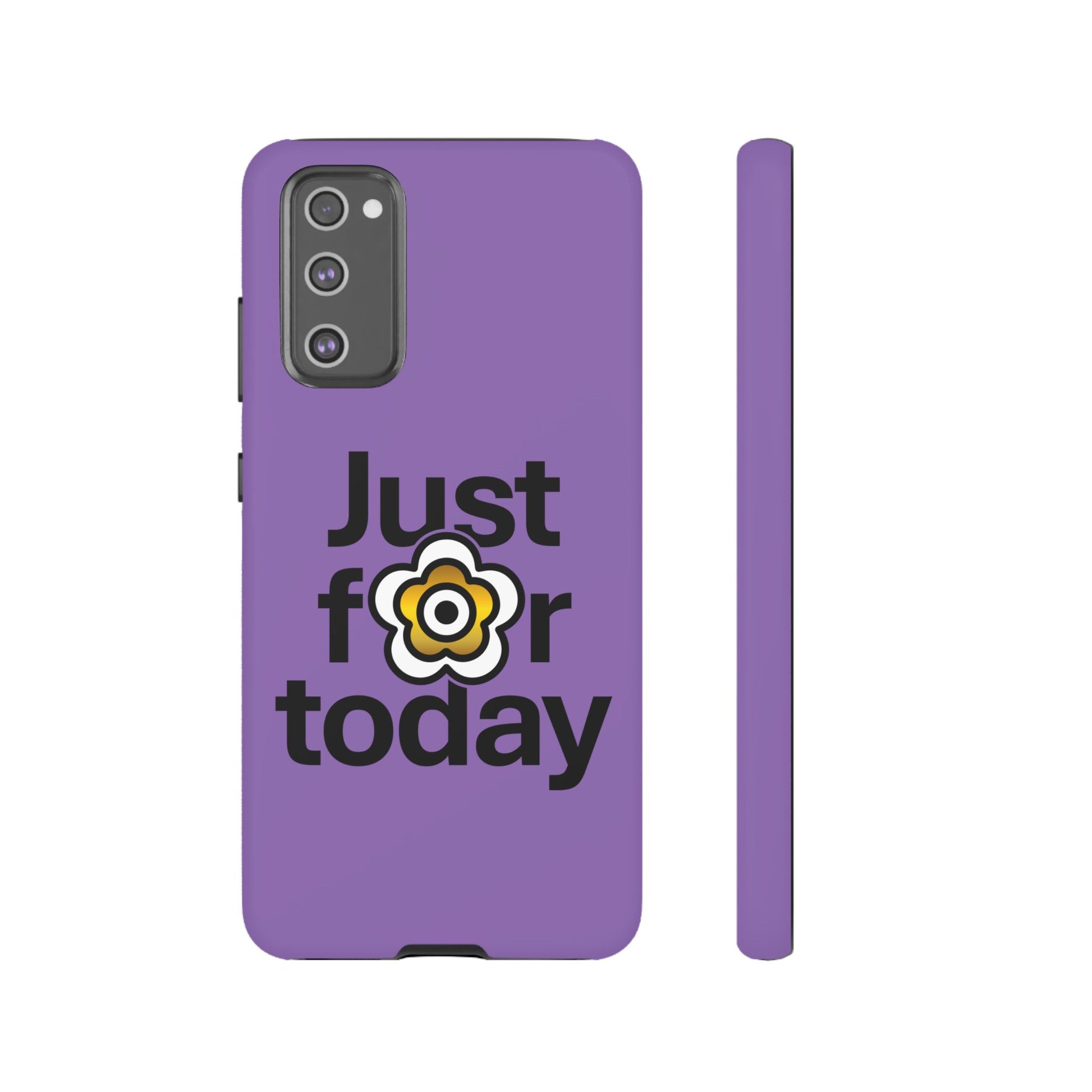 P🌺🌺P2Poppies Just for Today Samsung Phone Case – Inspirational Recovery Protection