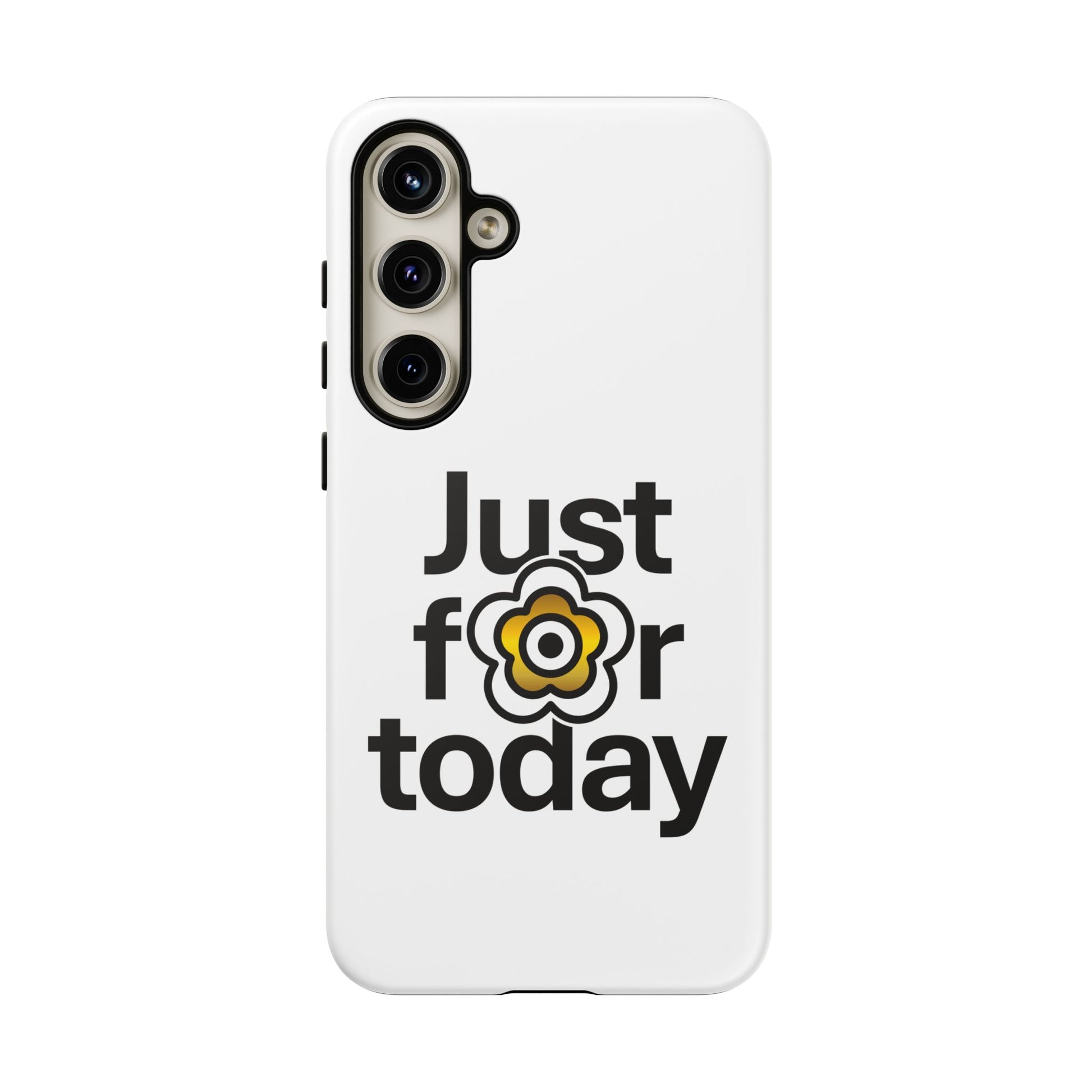 P🌺🌺P2Poppies Just for Today Samsung Phone Case – Inspirational Recovery Protection