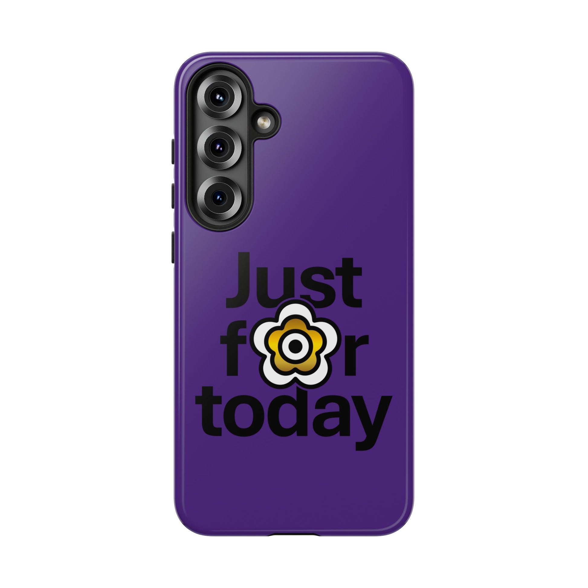 P🌺🌺P2Poppies Just for Today Samsung Phone Case – Inspirational Recovery Protection