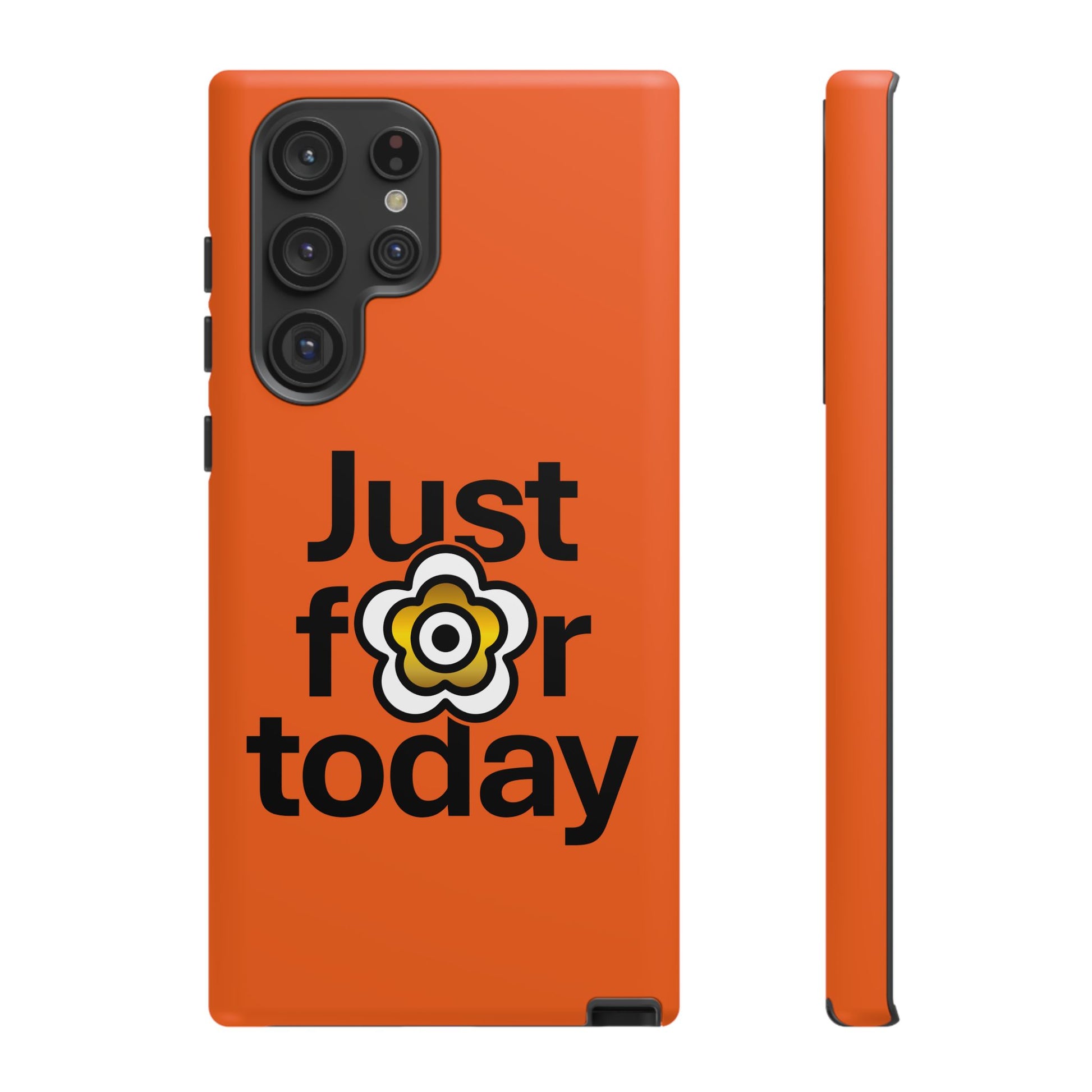 P🌺🌺P2Poppies Just for Today Samsung Phone Case – Inspirational Recovery Protection