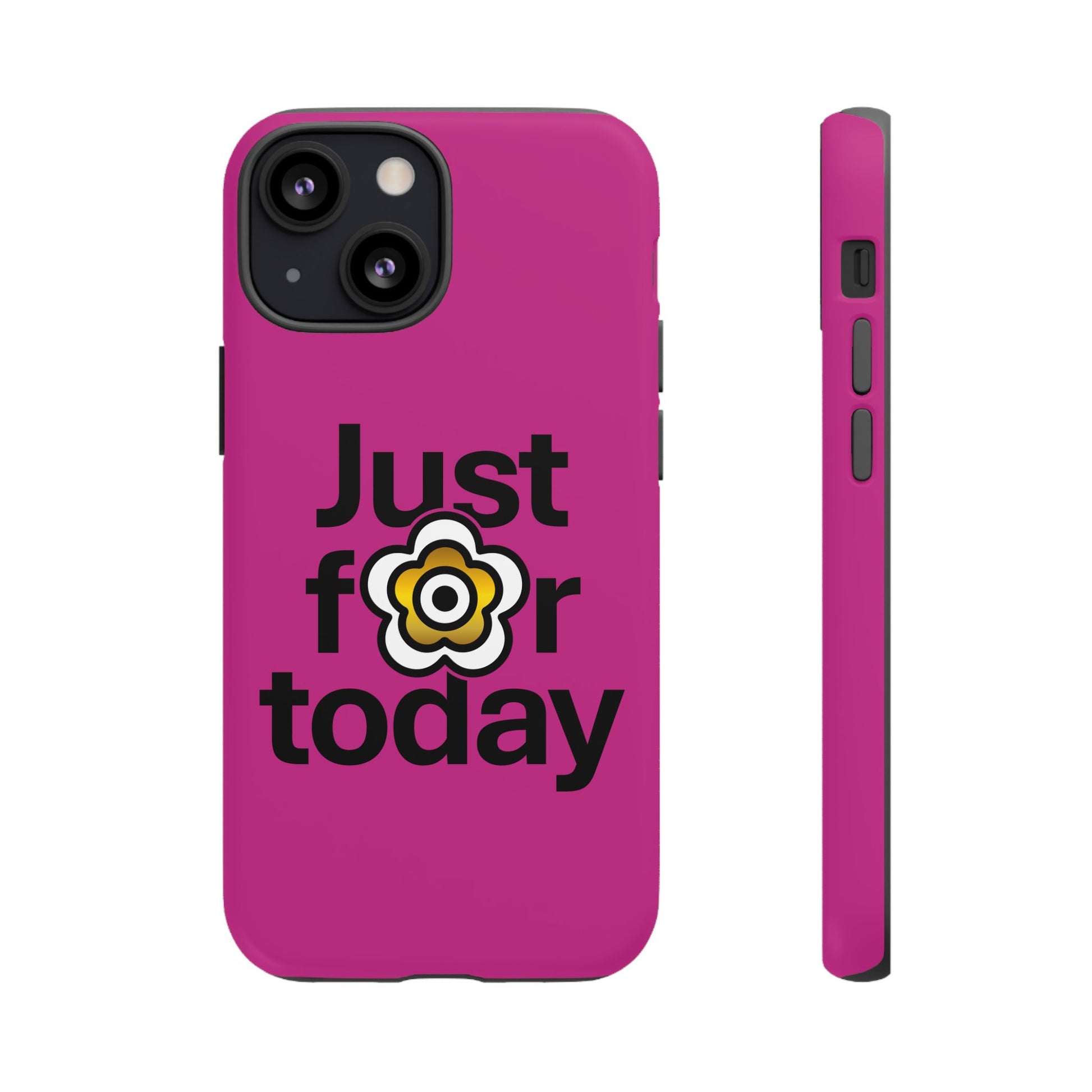 P🌺🌺P2Poppies Just for Today i-Phone Case – Inspirational Recovery Protection