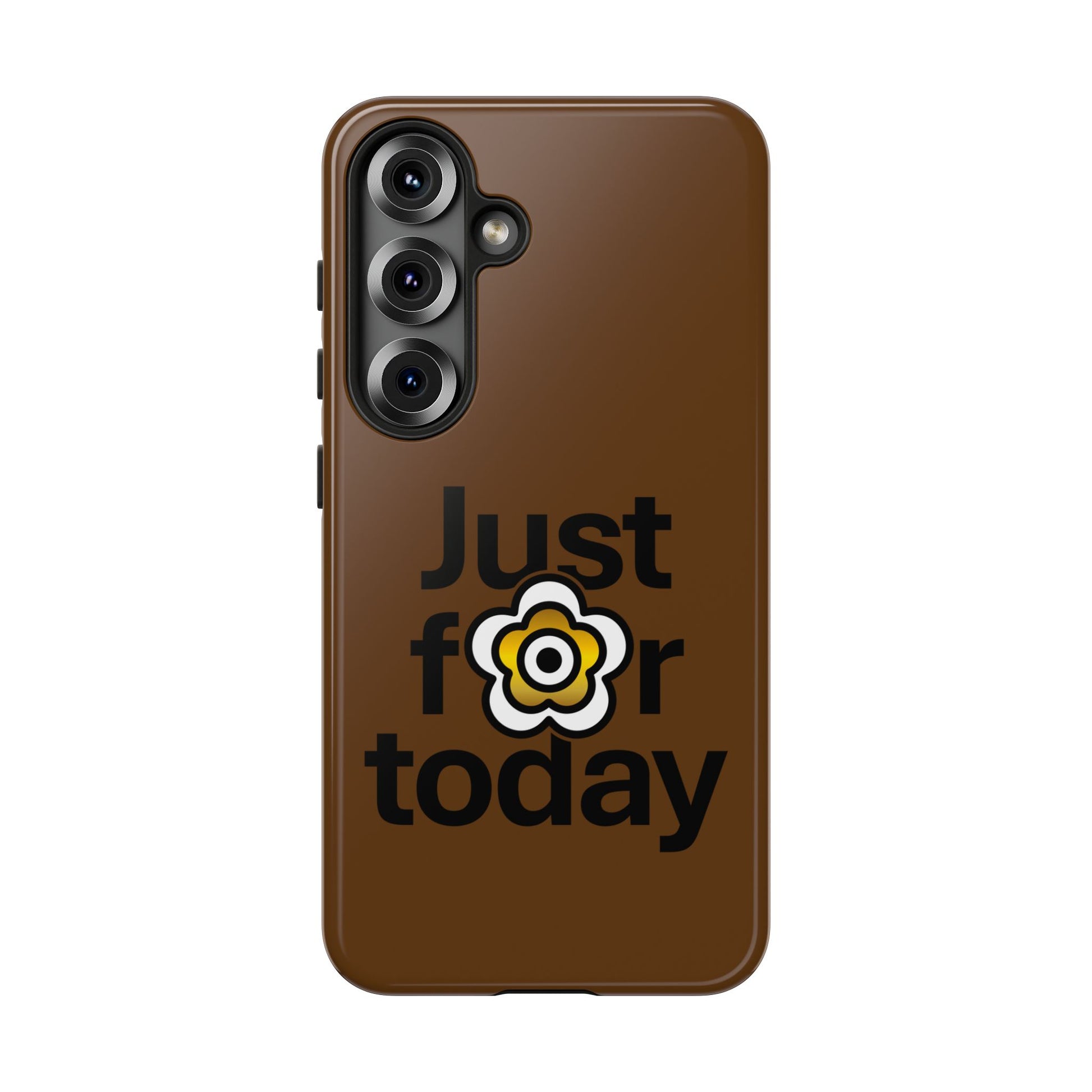 P🌺🌺P2Poppies Just for Today Samsung Phone Case – Inspirational Recovery Protection