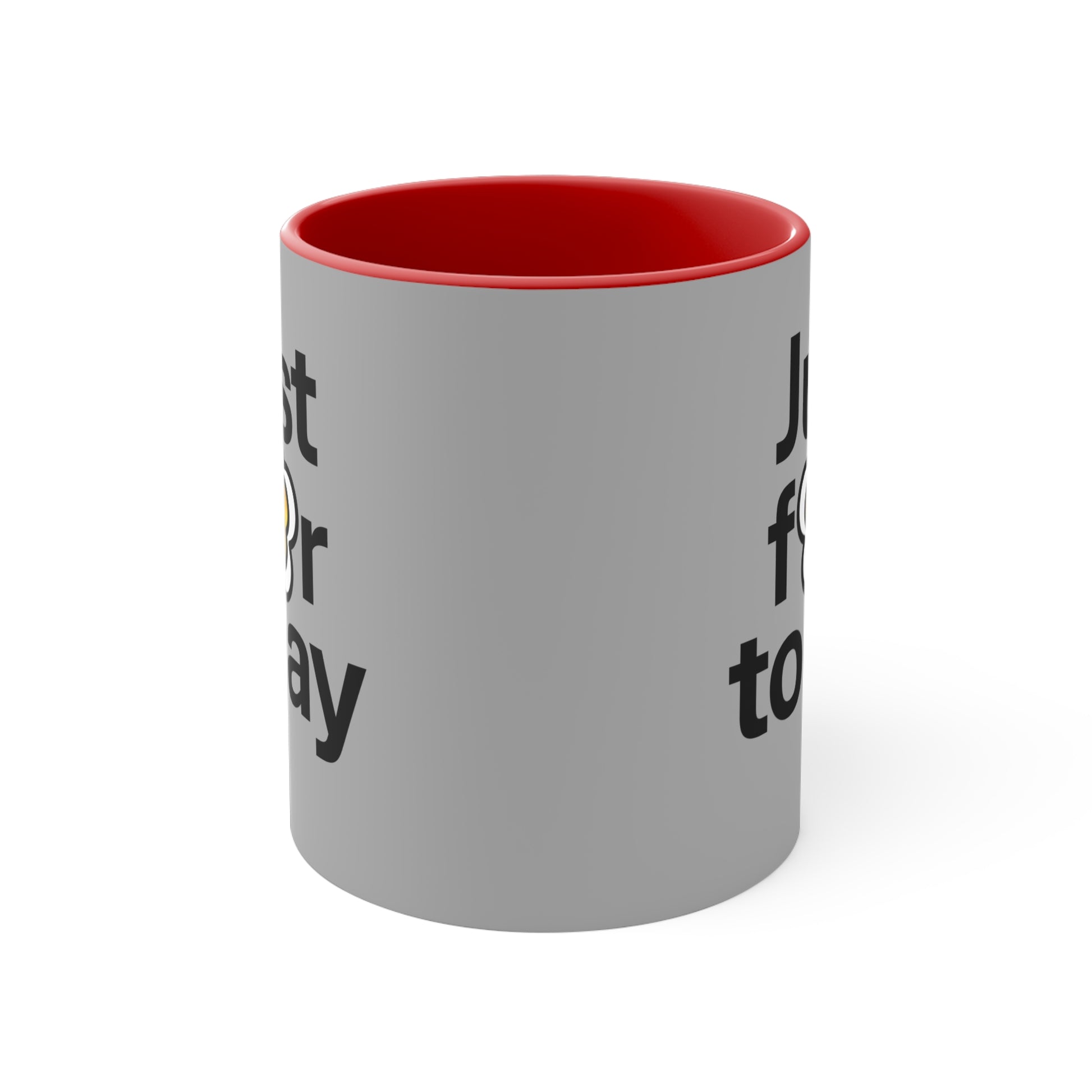 P🌺🌺P2Poppies Just for Today – Motivational Recovery Mug