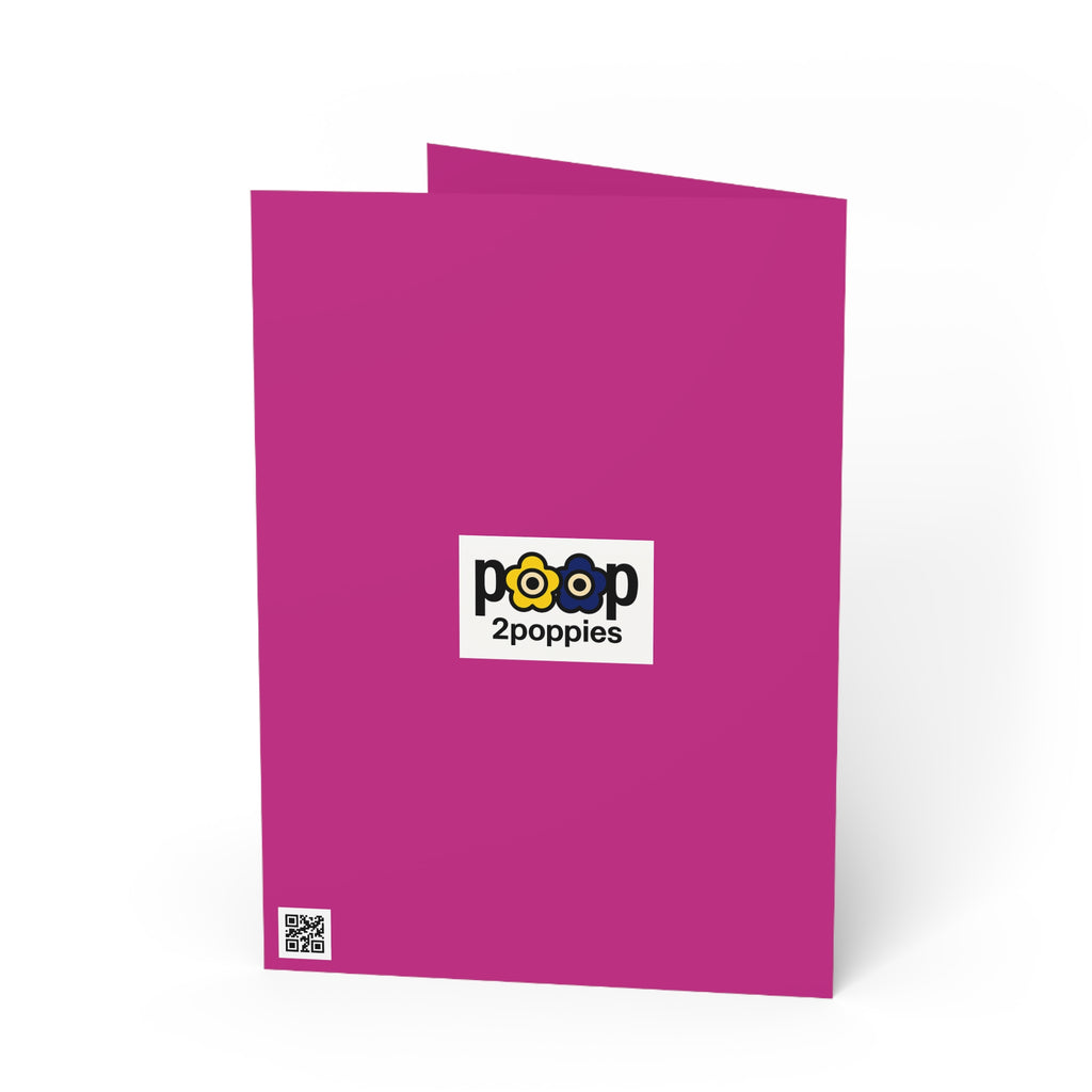 P🌺🌺P2Poppies 9 Months Milestone Greeting Card