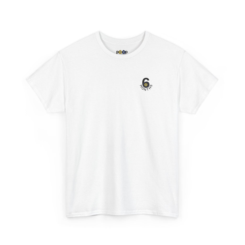 P🌺🌺P2Poppies 6 Months Sober – Motivational Recovery T-Shirt