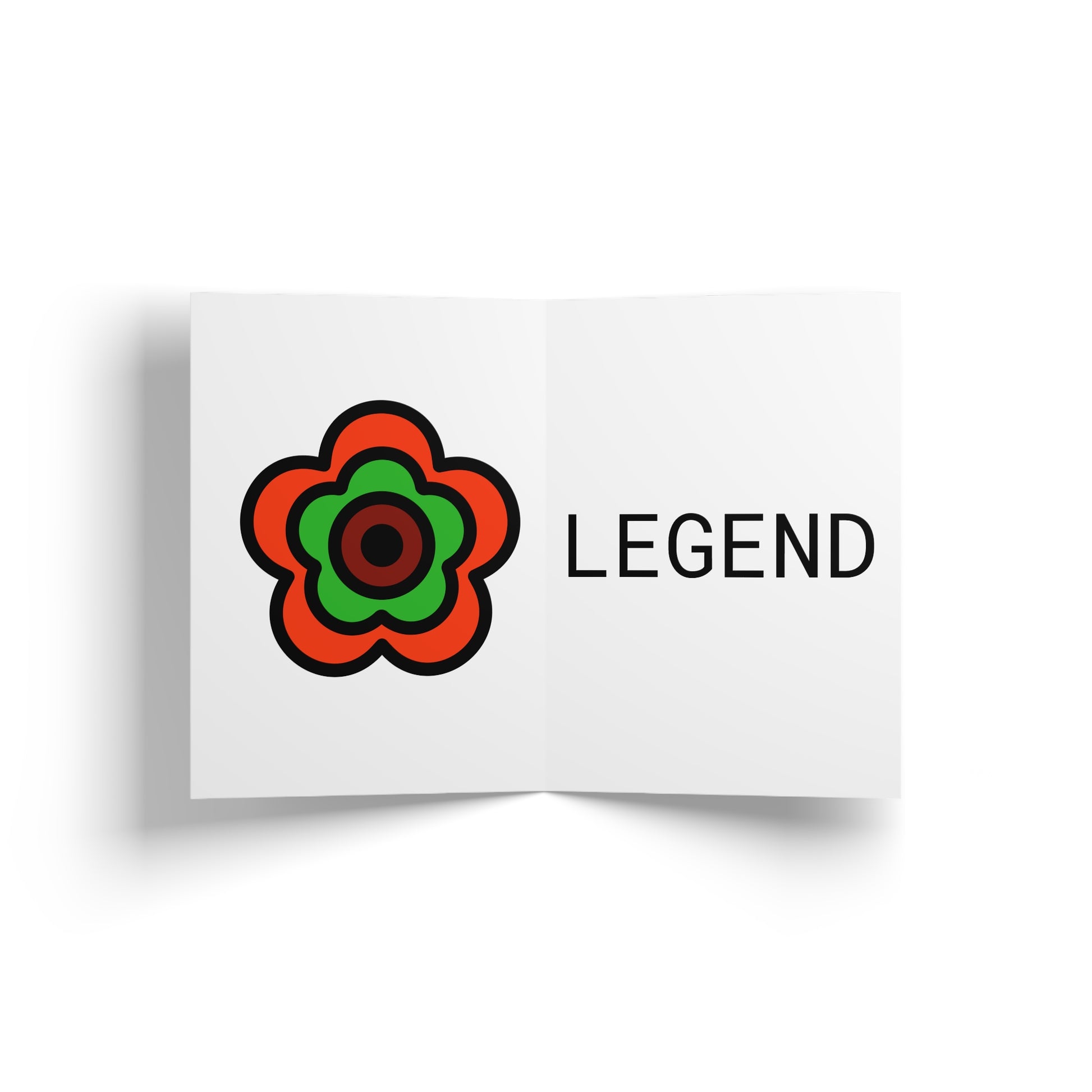 P🌺🌺P2Poppies 30 Days Milestone Greeting Card