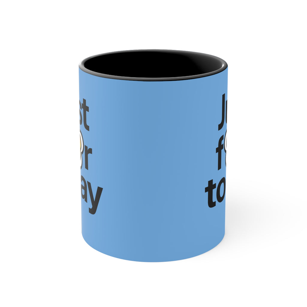 P🌺🌺P2Poppies Just for Today – Motivational Recovery Mug