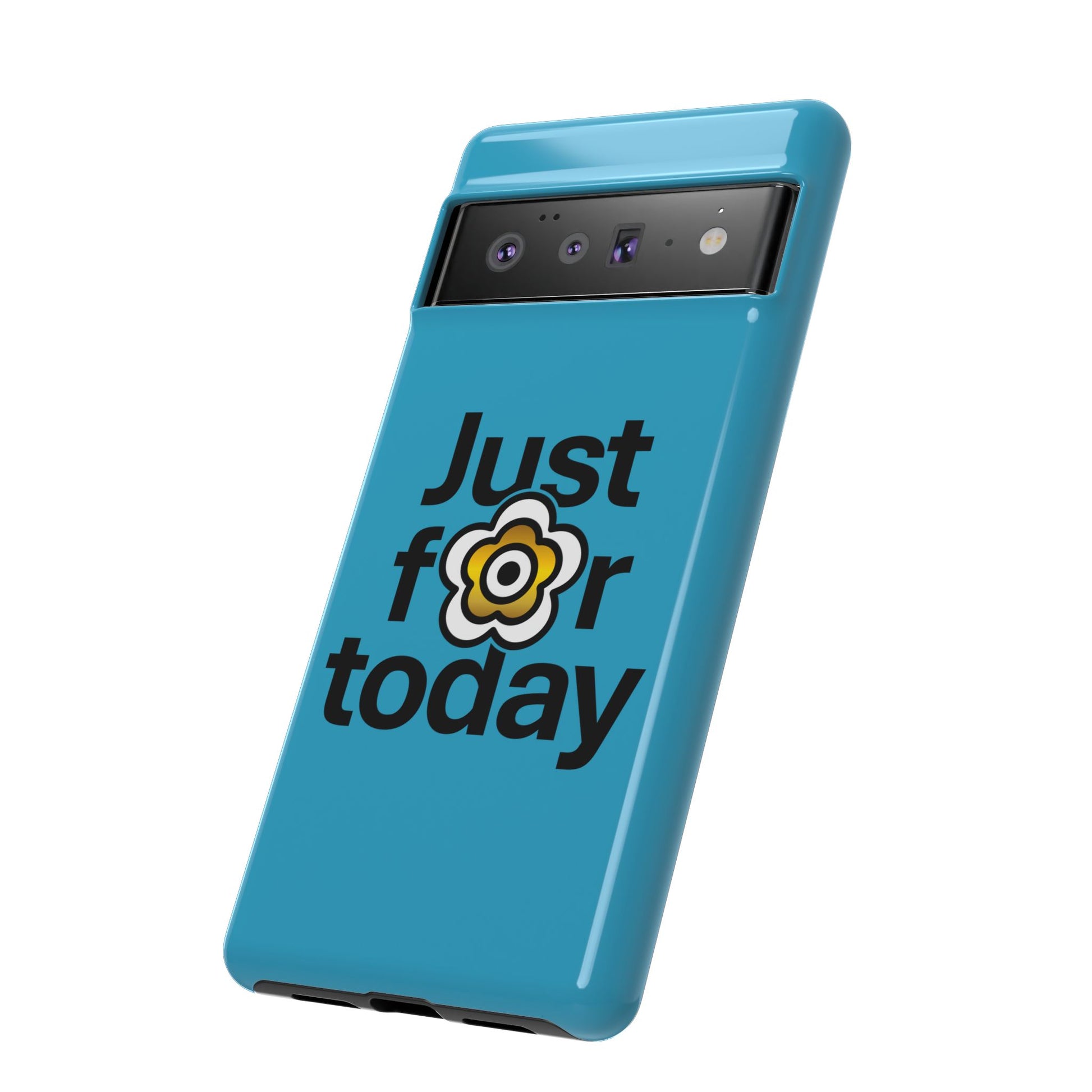 P🌺🌺P2Poppies Just for Today Google Phone Case – Inspirational Recovery Protection