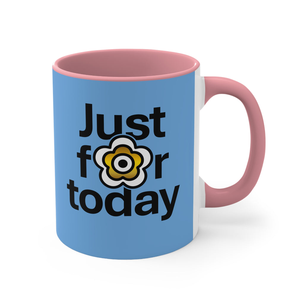 P🌺🌺P2Poppies Just for Today – Motivational Recovery Mug