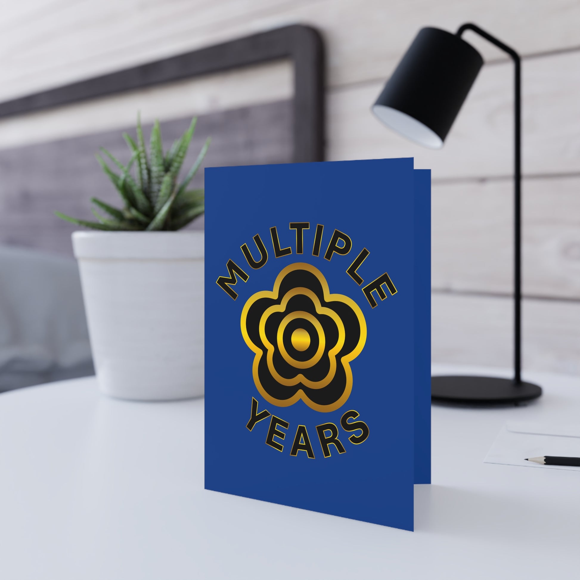 P🌺🌺P2Poppies Multiple Years Milestone Greeting Card