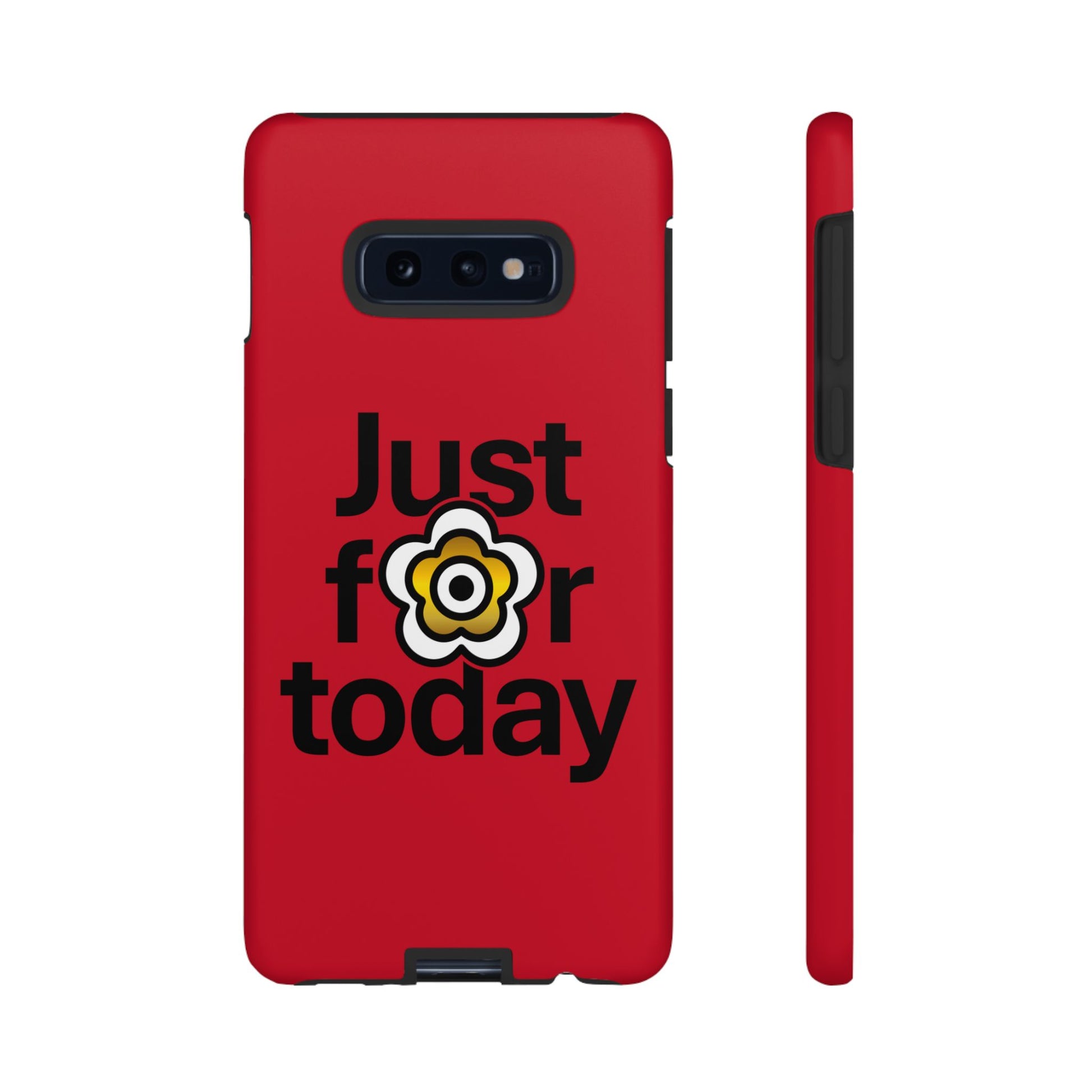 P🌺🌺P2Poppies Just for Today Samsung Phone Case – Inspirational Recovery Protection