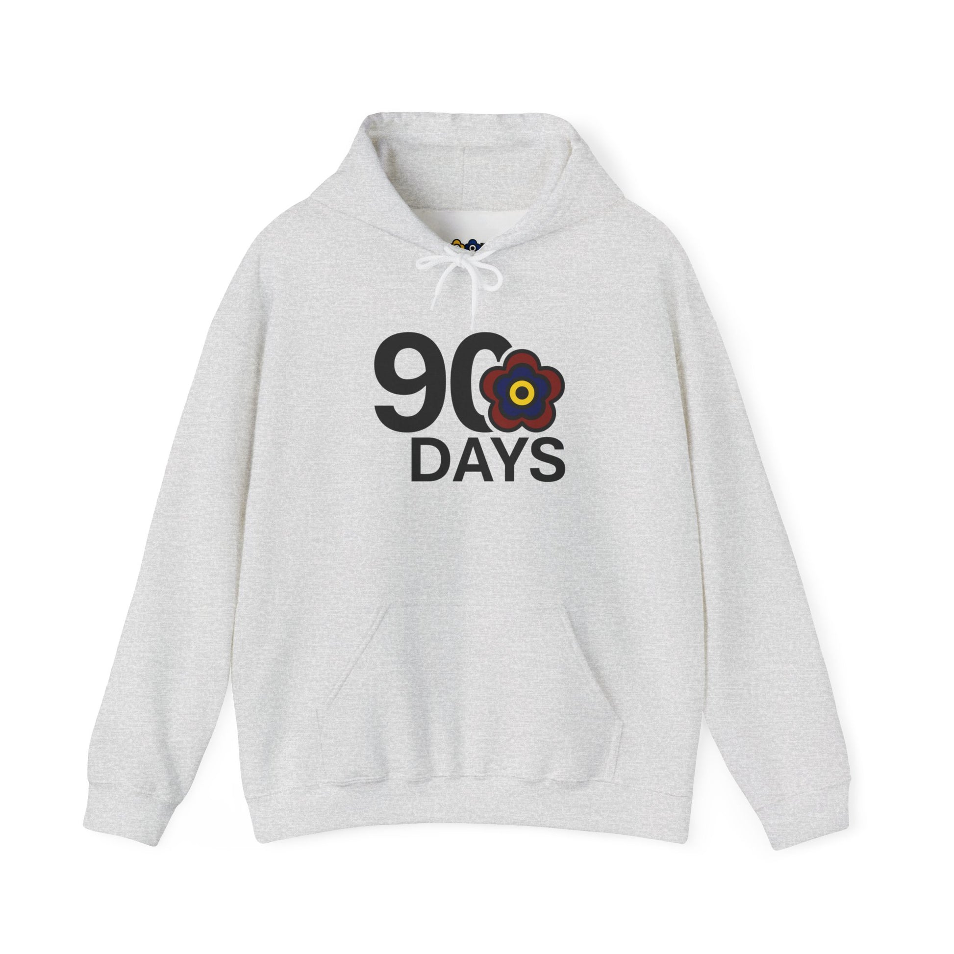 P🌺🌺P2Poppies 90 Days Sober Hoodie – Recovery Milestone Sweatshirt