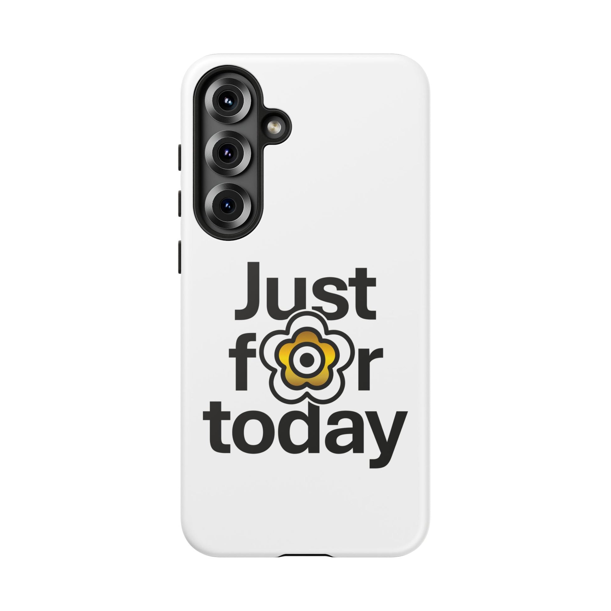 P🌺🌺P2Poppies Just for Today Samsung Phone Case – Inspirational Recovery Protection