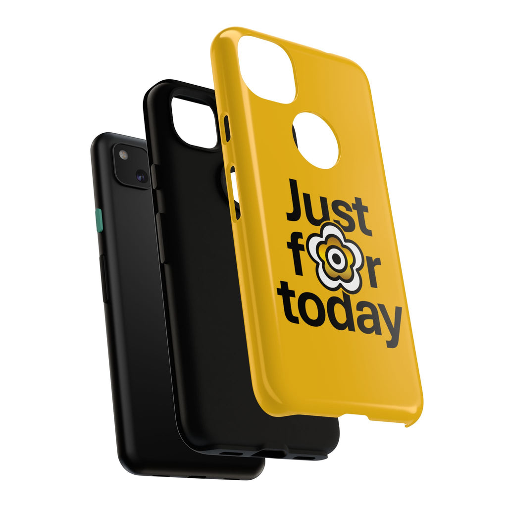 P🌺🌺P2Poppies Just for Today Google Phone Case – Inspirational Recovery Protection