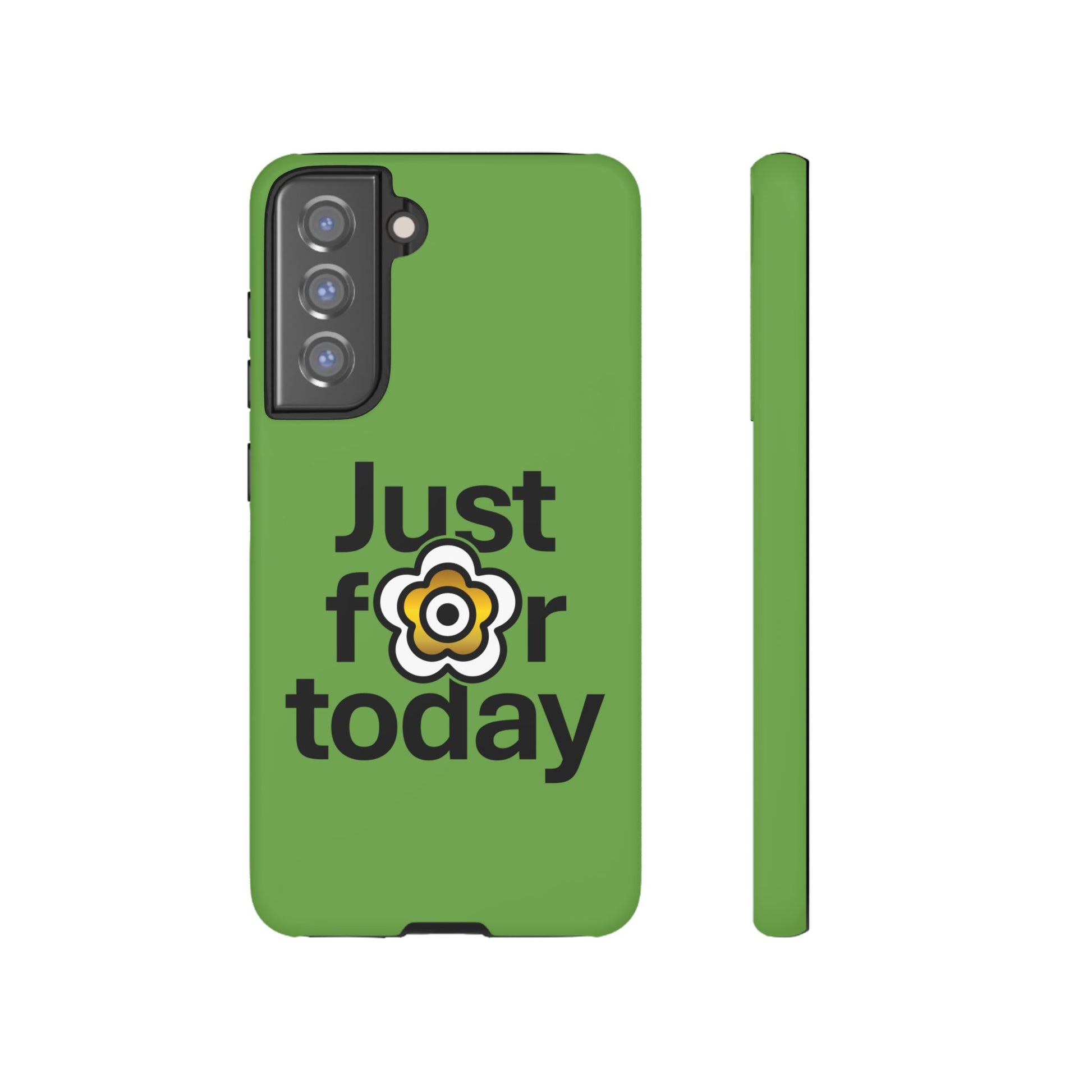 P🌺🌺P2Poppies Just for Today Samsung Phone Case – Inspirational Recovery Protection