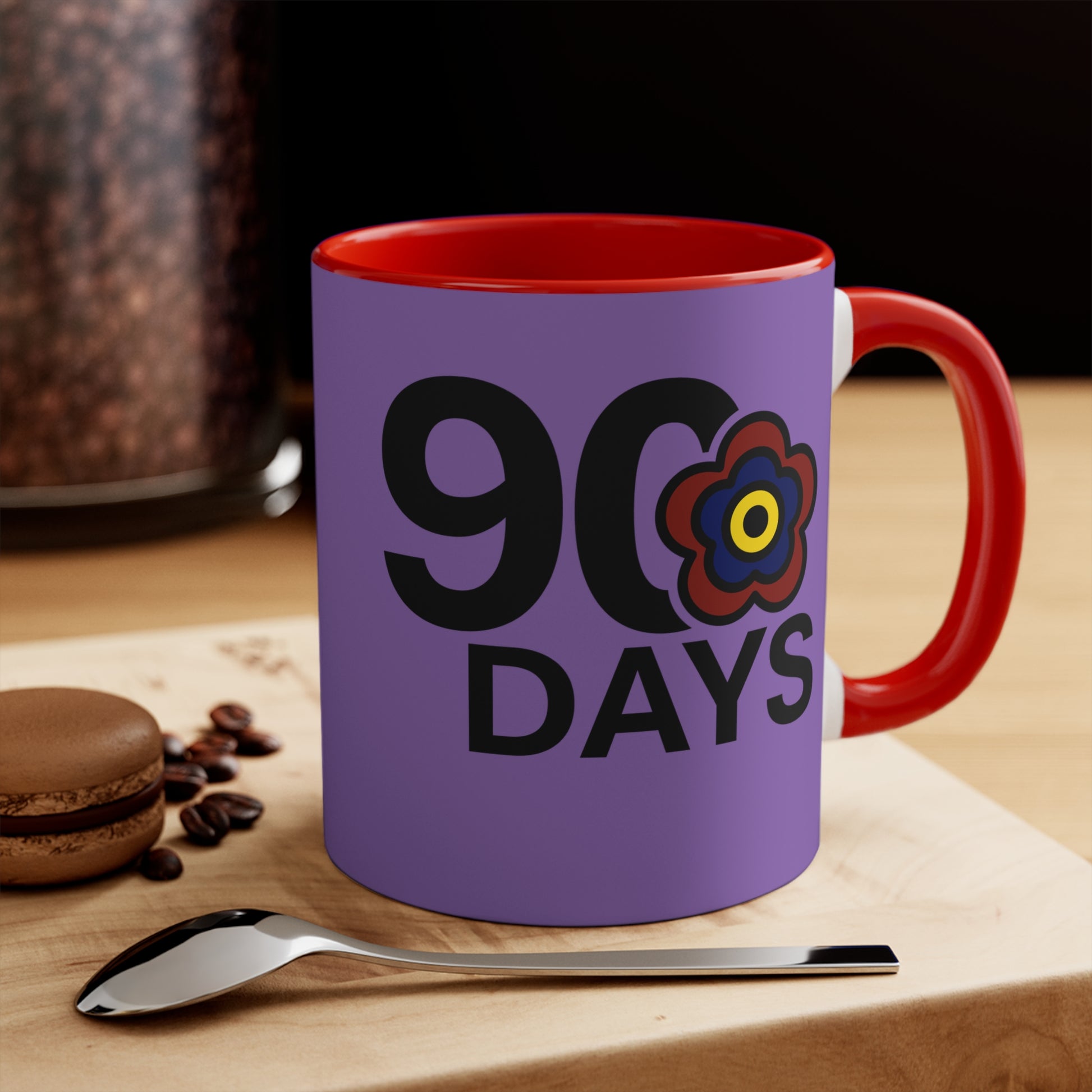 P🌺🌺P2Poppies 90 Days – Motivational Recovery Mug