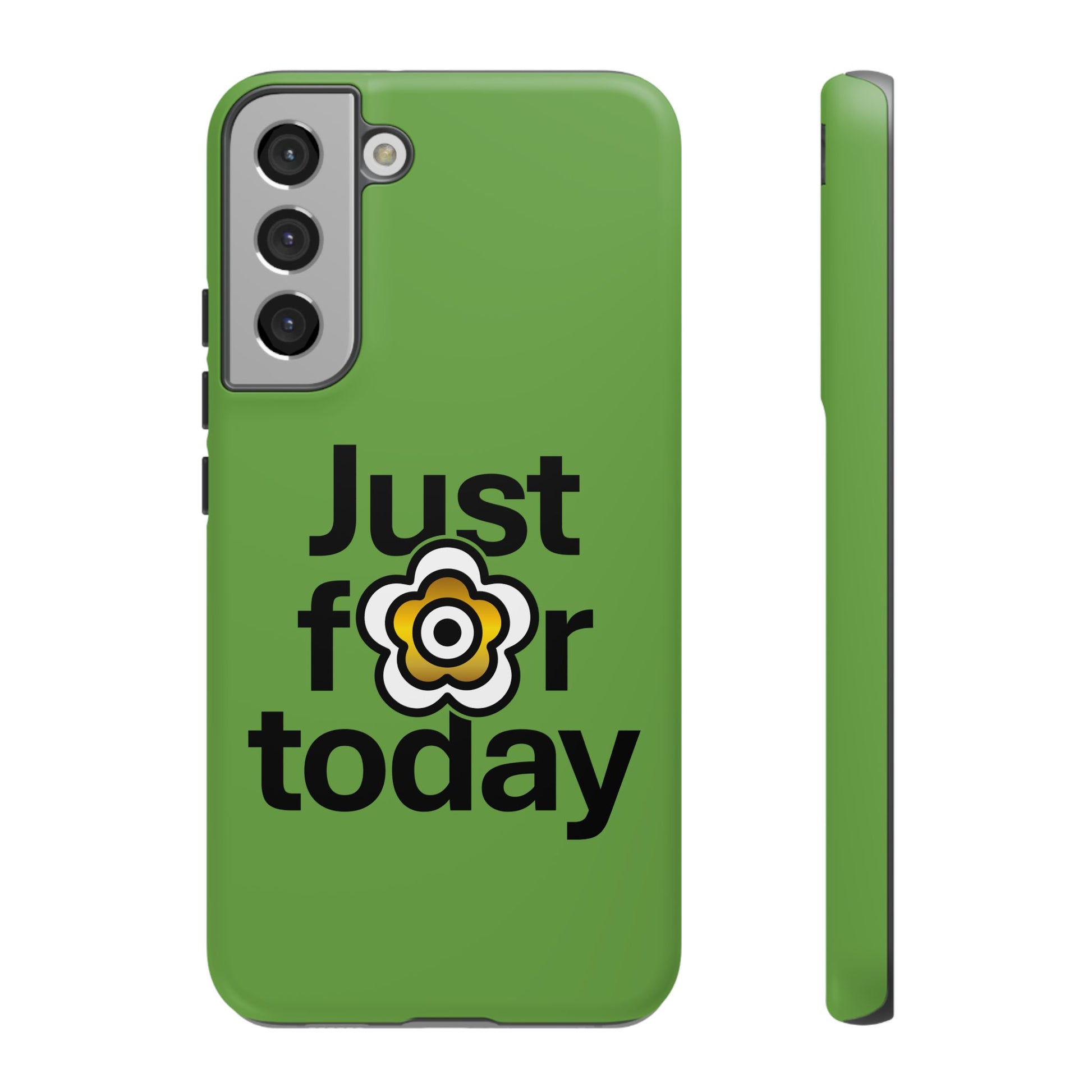 P🌺🌺P2Poppies Just for Today Samsung Phone Case – Inspirational Recovery Protection