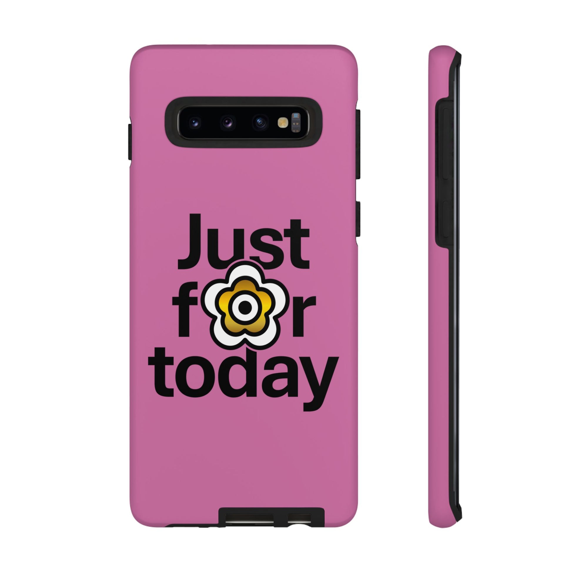 P🌺🌺P2Poppies Just for Today Samsung Phone Case – Inspirational Recovery Protection