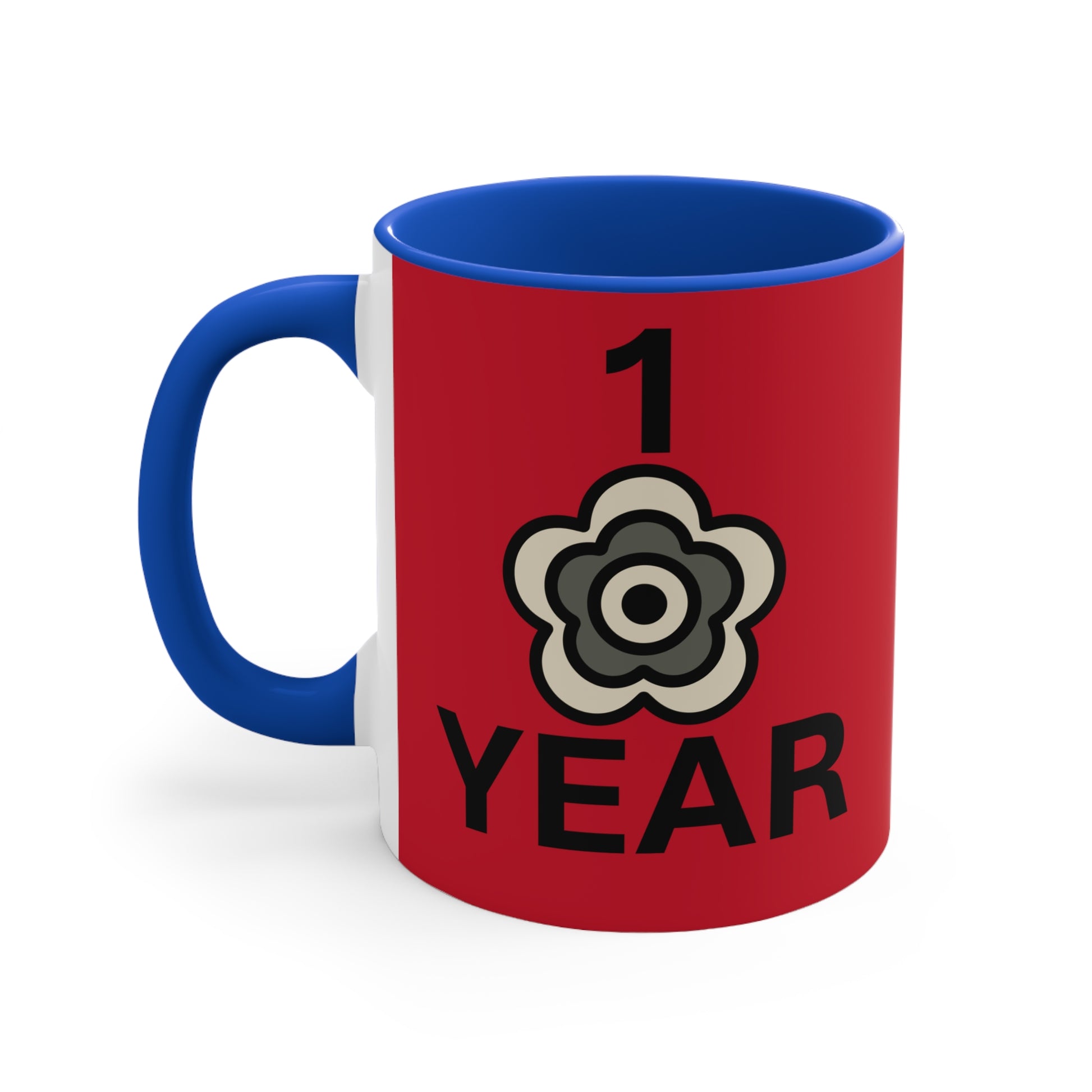 P🌺🌺P2Poppies 1 Year – Motivational Recovery Mug