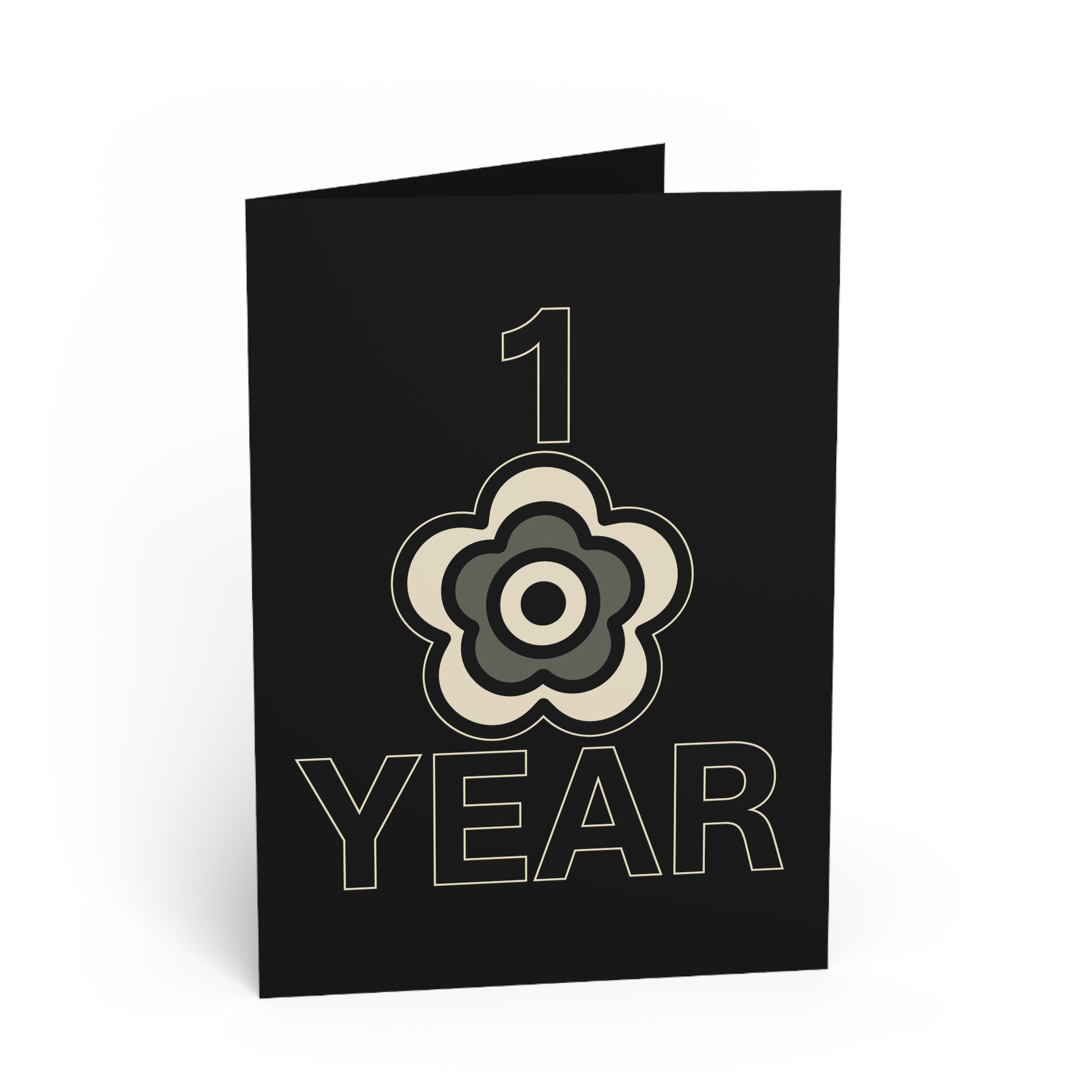 P🌺🌺P2Poppies 1 Year Milestone Greeting Card