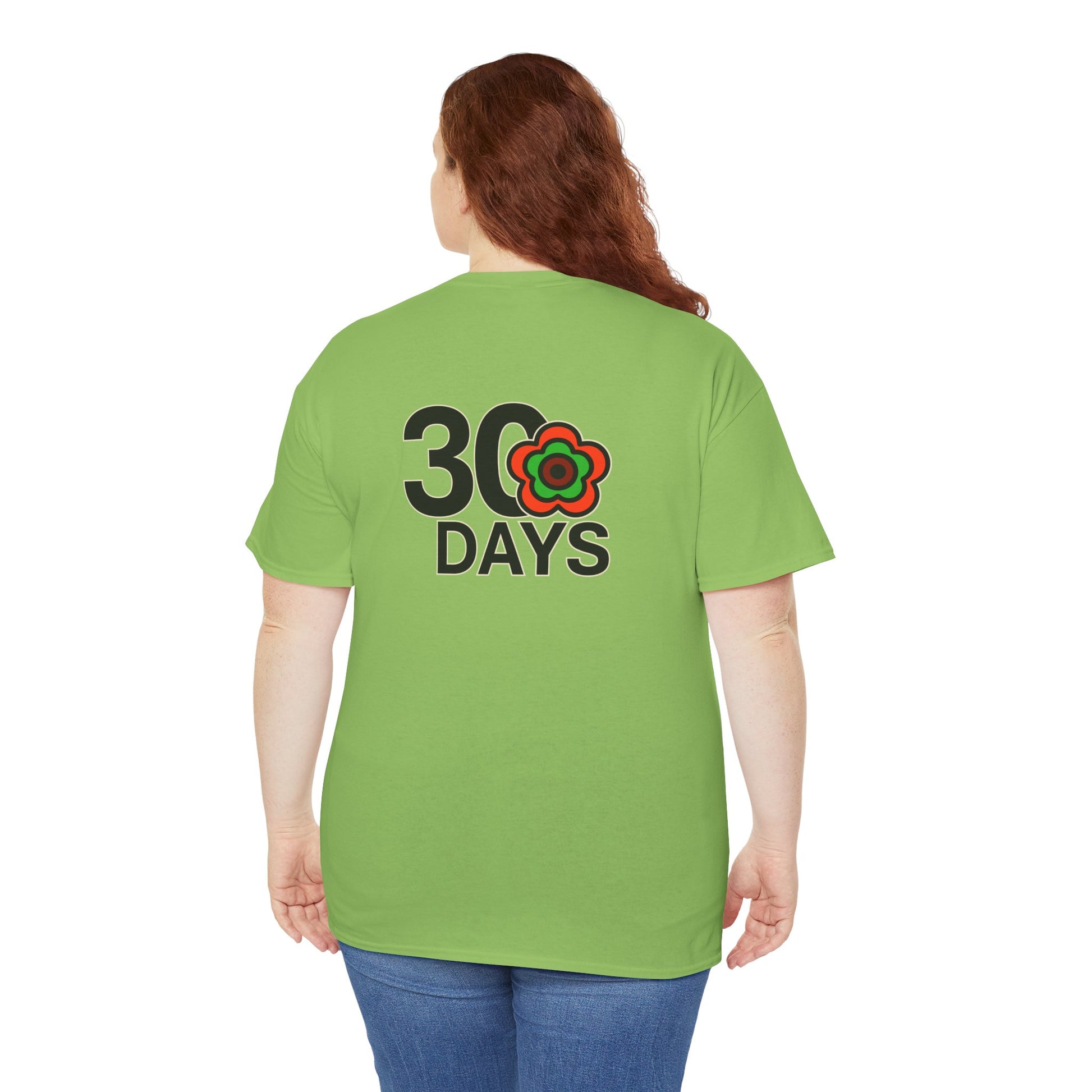 P🌺🌺P2Poppies 30 Days Sober – Motivational Recovery T-Shirt