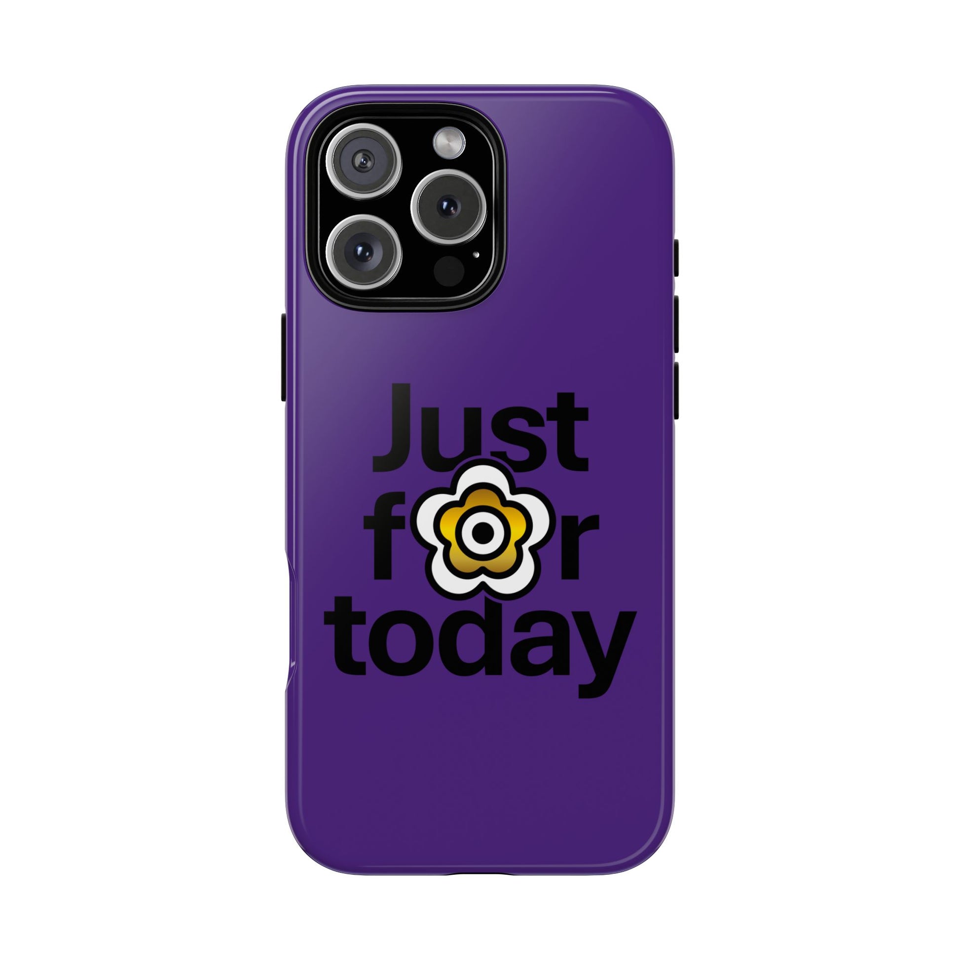 P🌺🌺P2Poppies Just for Today i-Phone Case – Inspirational Recovery Protection