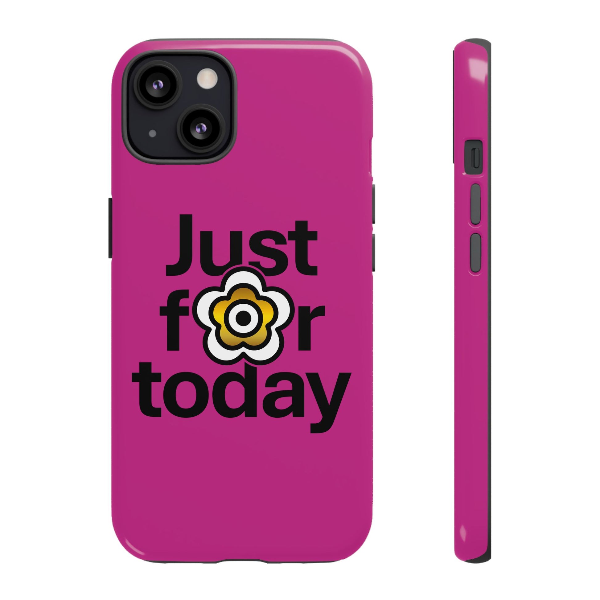 P🌺🌺P2Poppies Just for Today i-Phone Case – Inspirational Recovery Protection