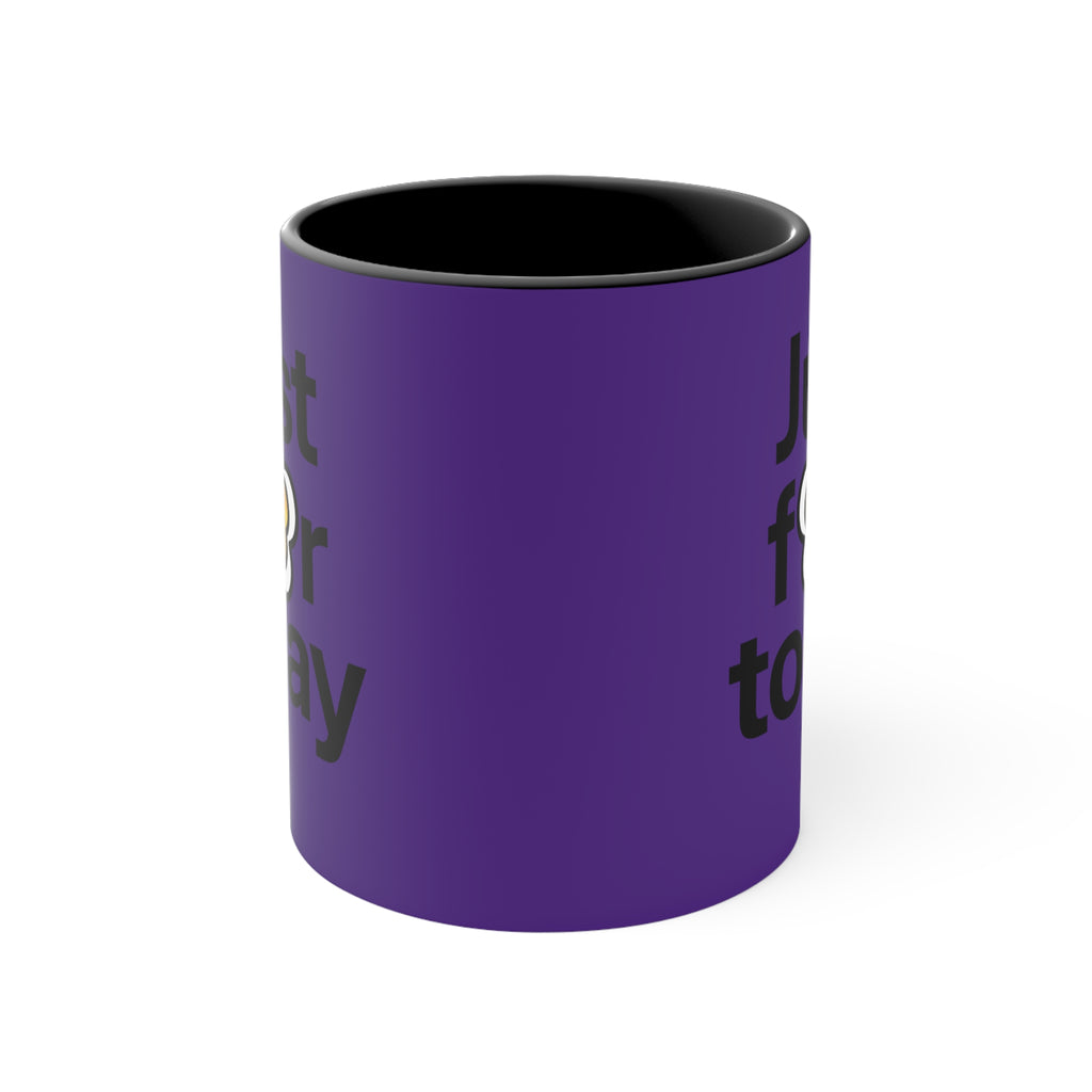 P🌺🌺P2Poppies Just for Today – Motivational Recovery Mug