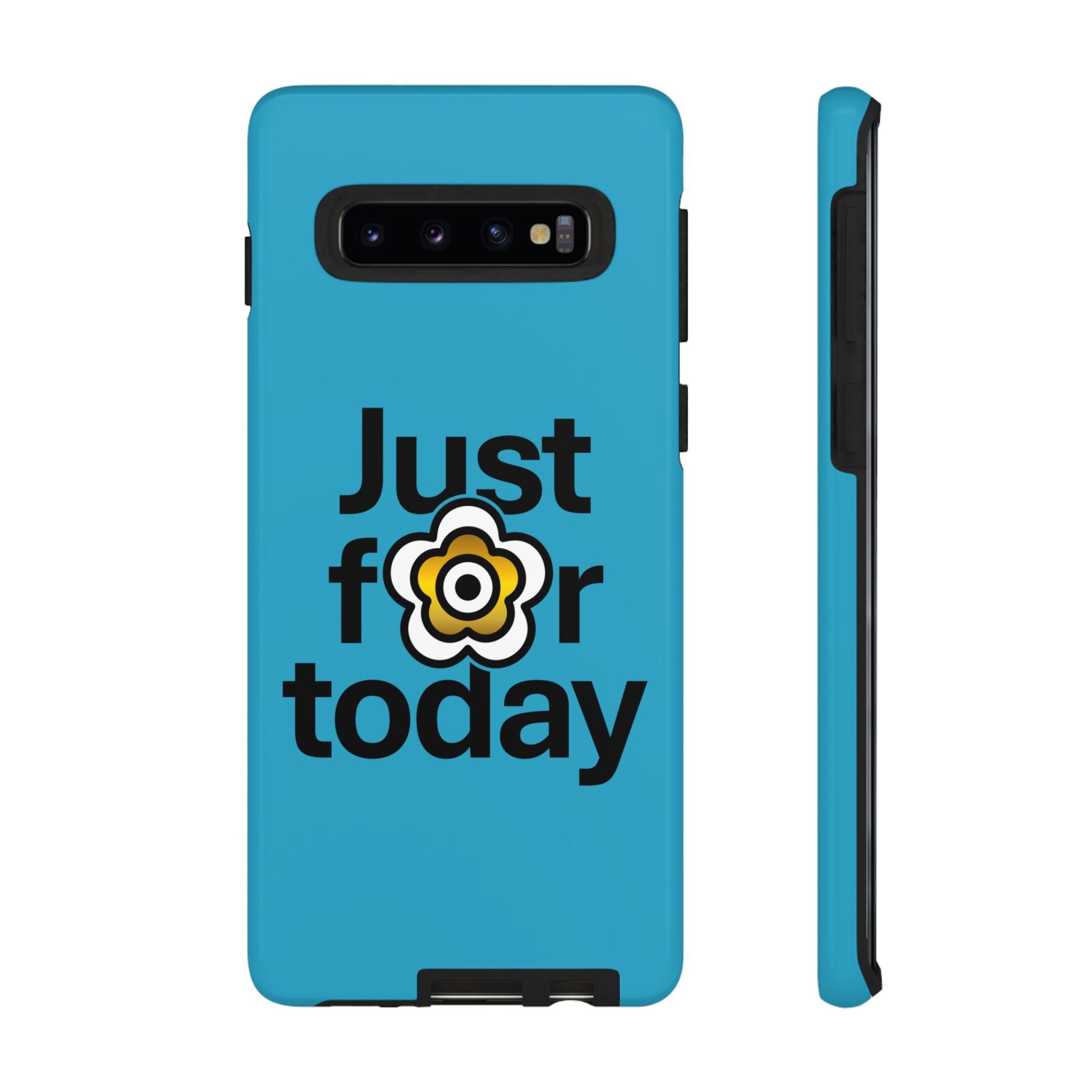 P🌺🌺P2Poppies Just for Today Samsung Phone Case – Inspirational Recovery Protection