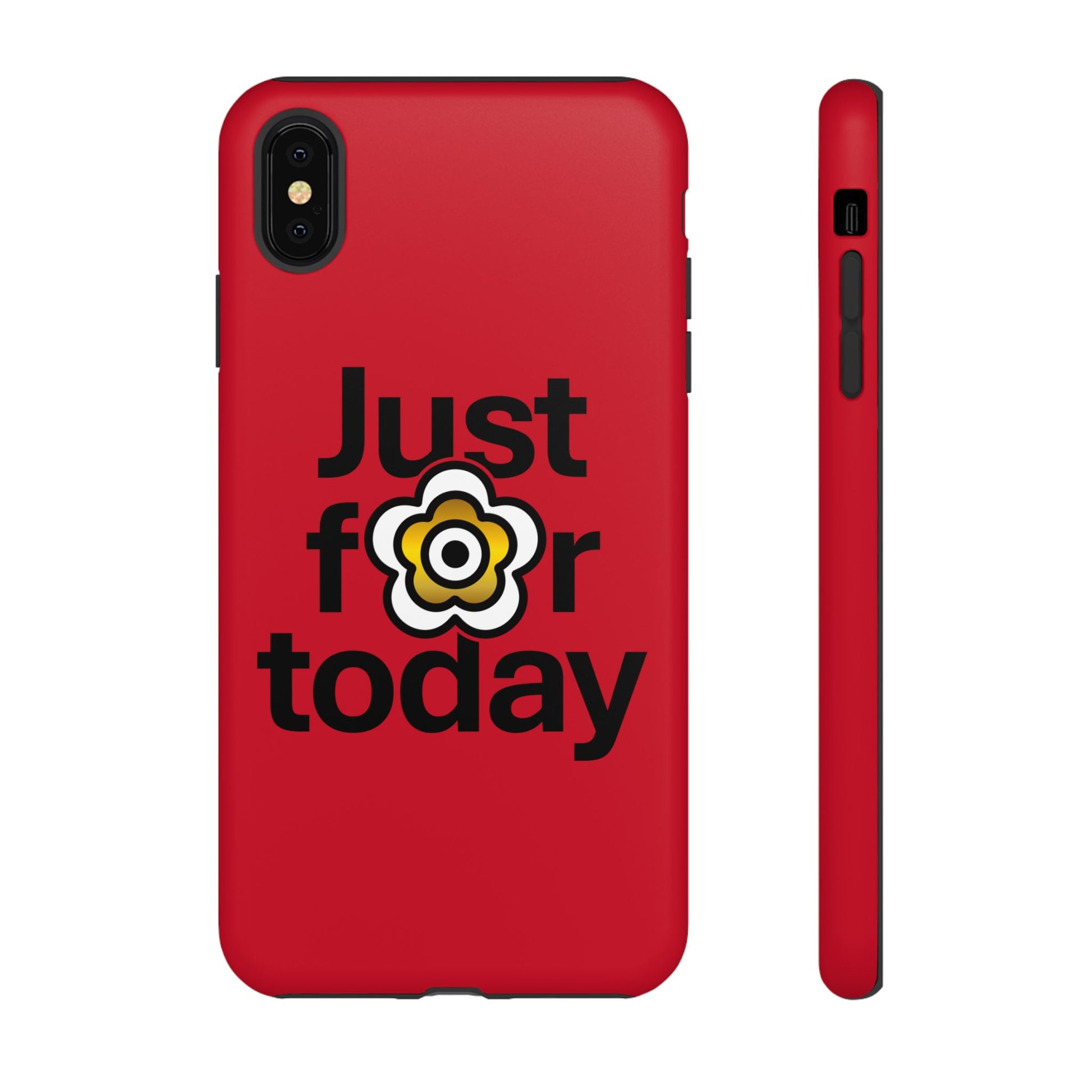 P🌺🌺P2Poppies Just for Today i-Phone Case – Inspirational Recovery Protection