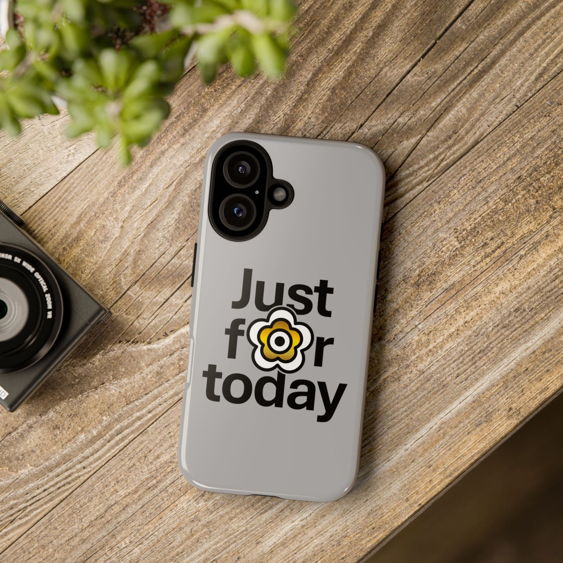 P🌺🌺P2Poppies Just for Today i-Phone Case – Inspirational Recovery Protection