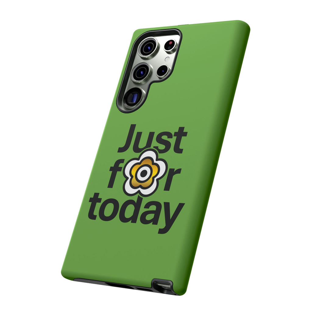 P🌺🌺P2Poppies Just for Today Samsung Phone Case – Inspirational Recovery Protection