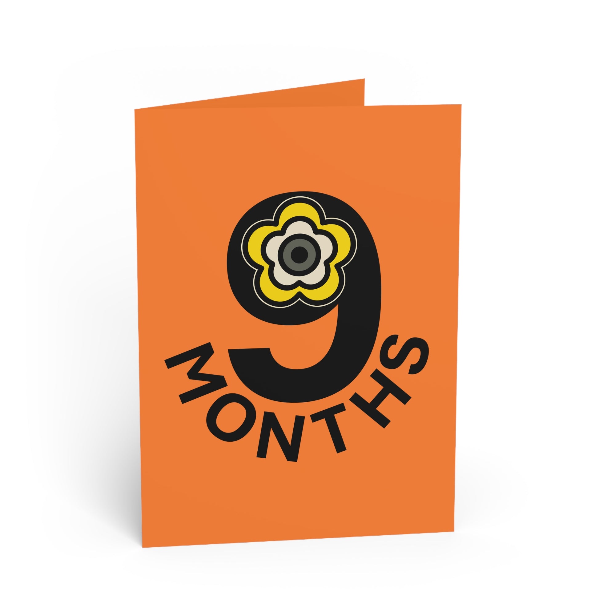 P🌺🌺P2Poppies 9 Months Milestone Greeting Card