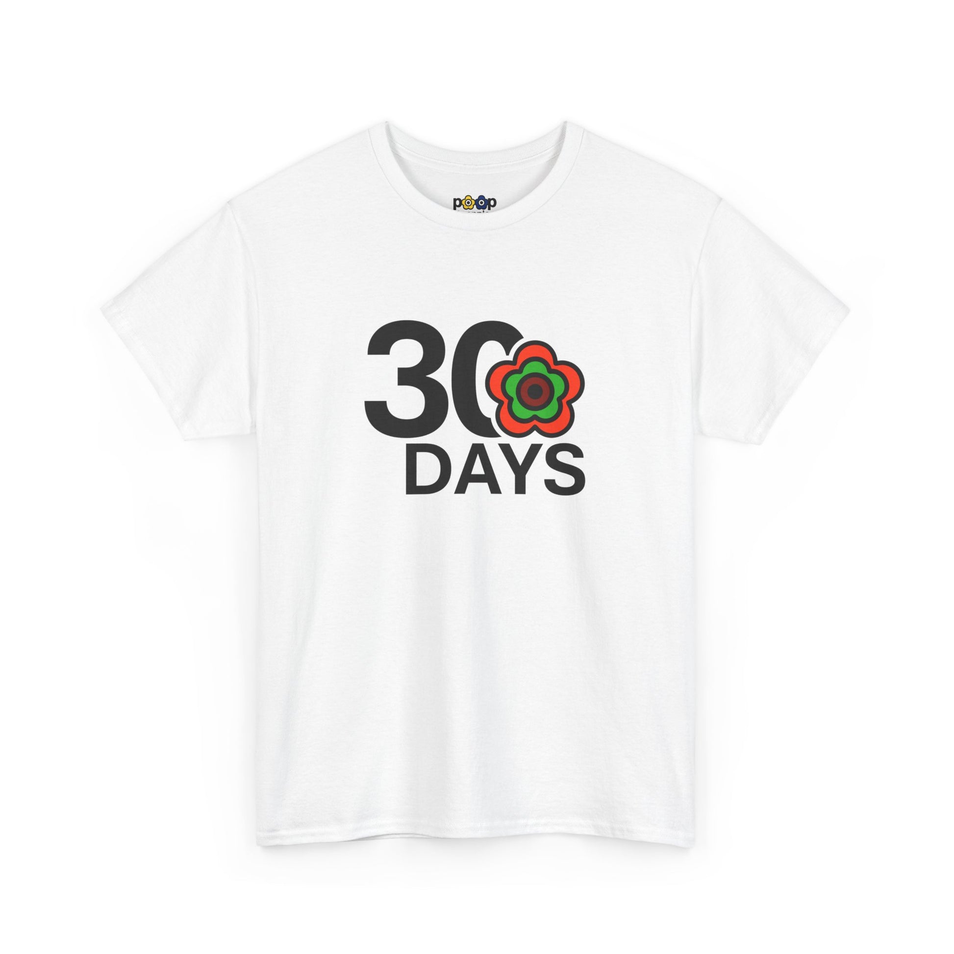 P🌺🌺P2Poppies 30 Days Sober – Motivational Recovery T-Shirt