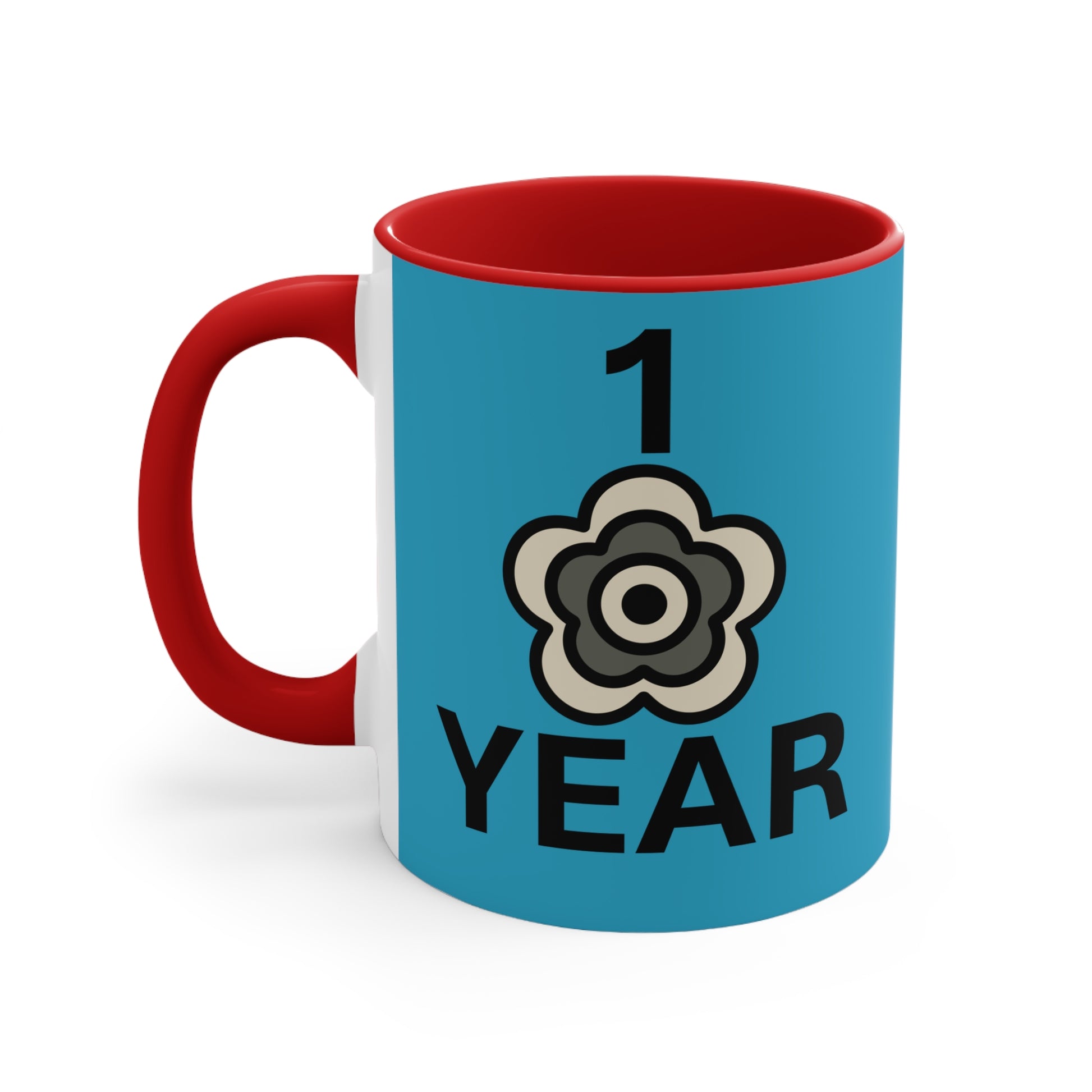 P🌺🌺P2Poppies 1 Year – Motivational Recovery Mug