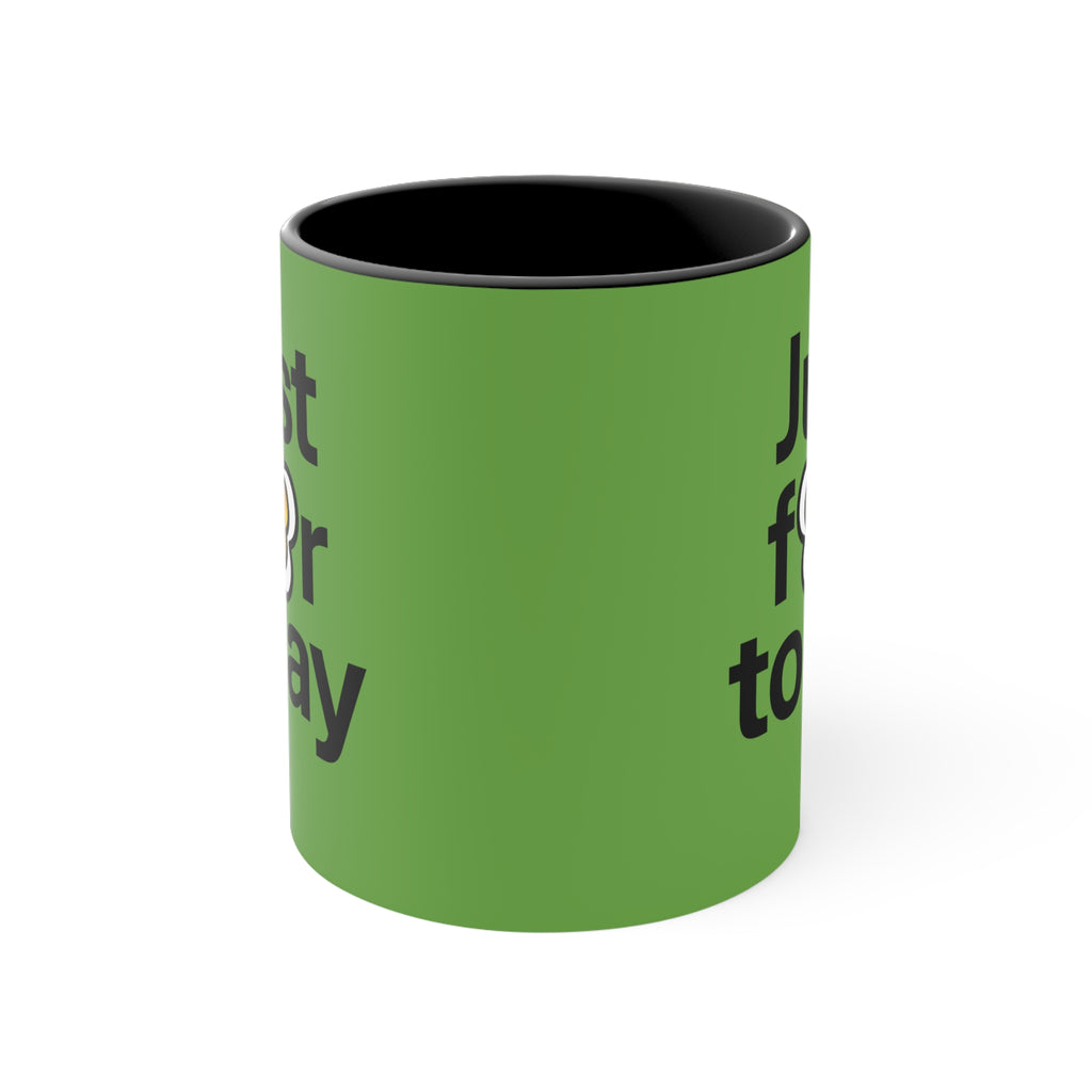 P🌺🌺P2Poppies Just for Today – Motivational Recovery Mug