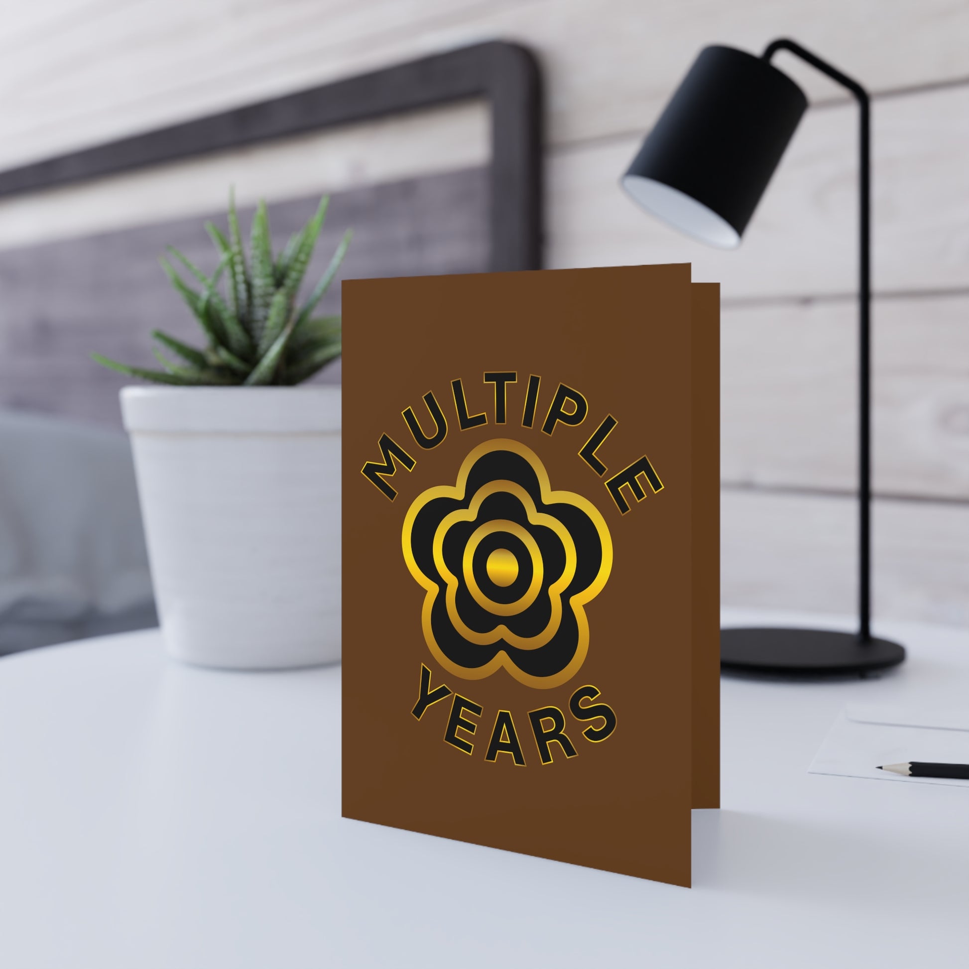 P🌺🌺P2Poppies Multiple Years Milestone Greeting Card