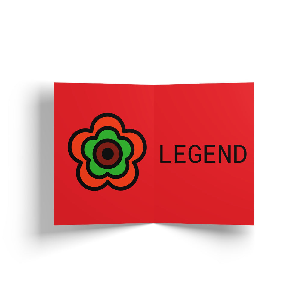 P🌺🌺P2Poppies 30 Days Milestone Greeting Card