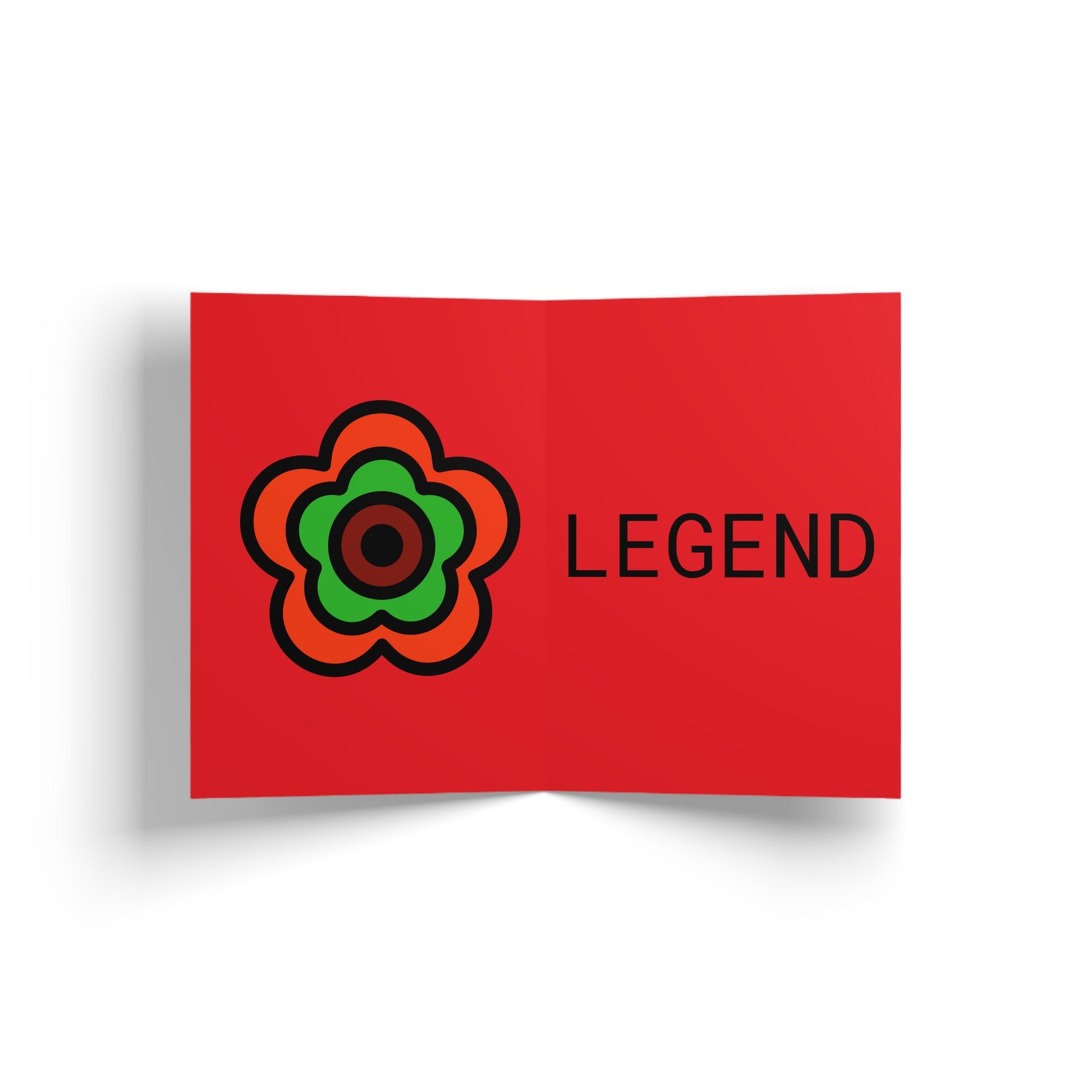 P🌺🌺P2Poppies 30 Days Milestone Greeting Card