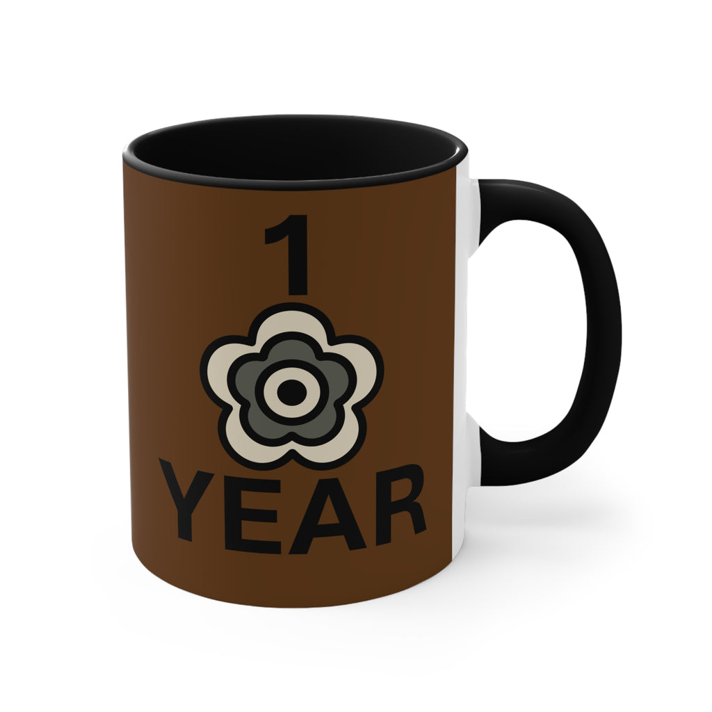 P🌺🌺P2Poppies 1 Year – Motivational Recovery Mug