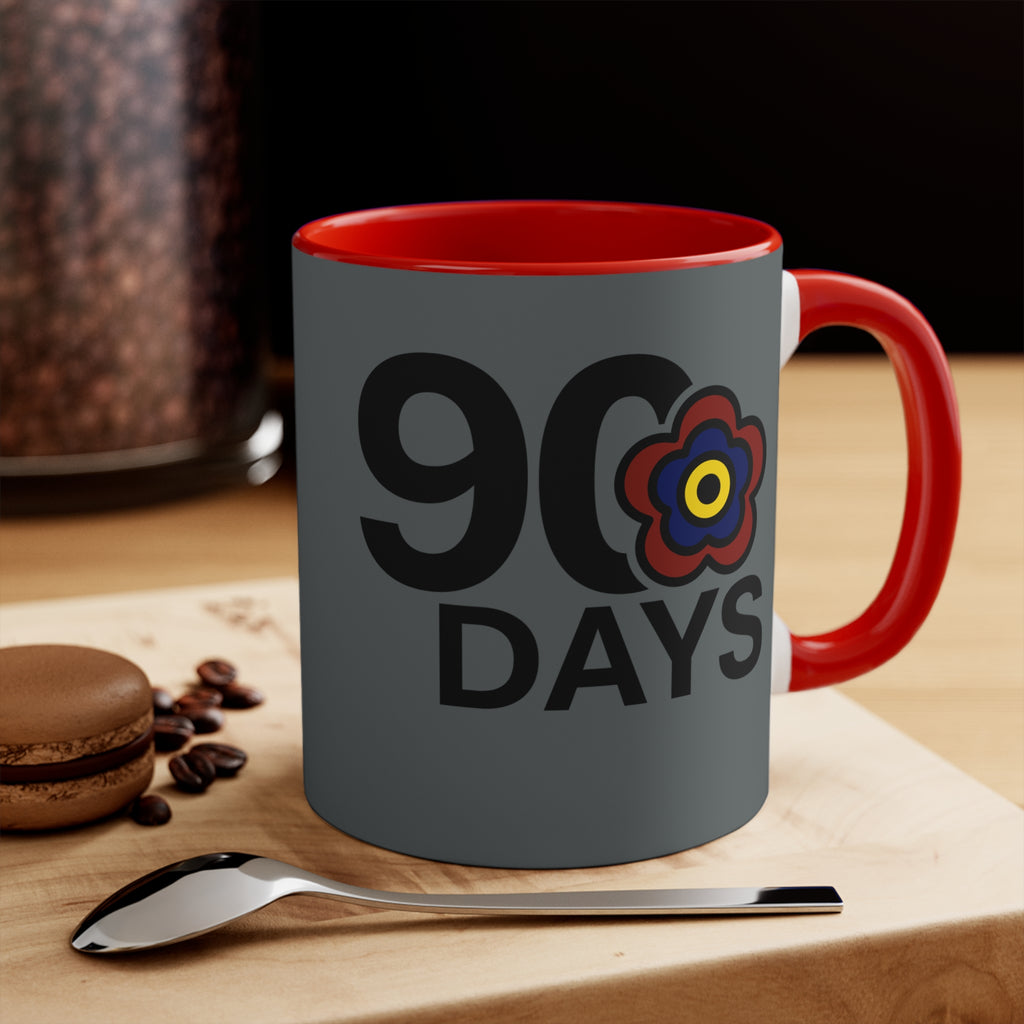 P🌺🌺P2Poppies 90 Days – Motivational Recovery Mug