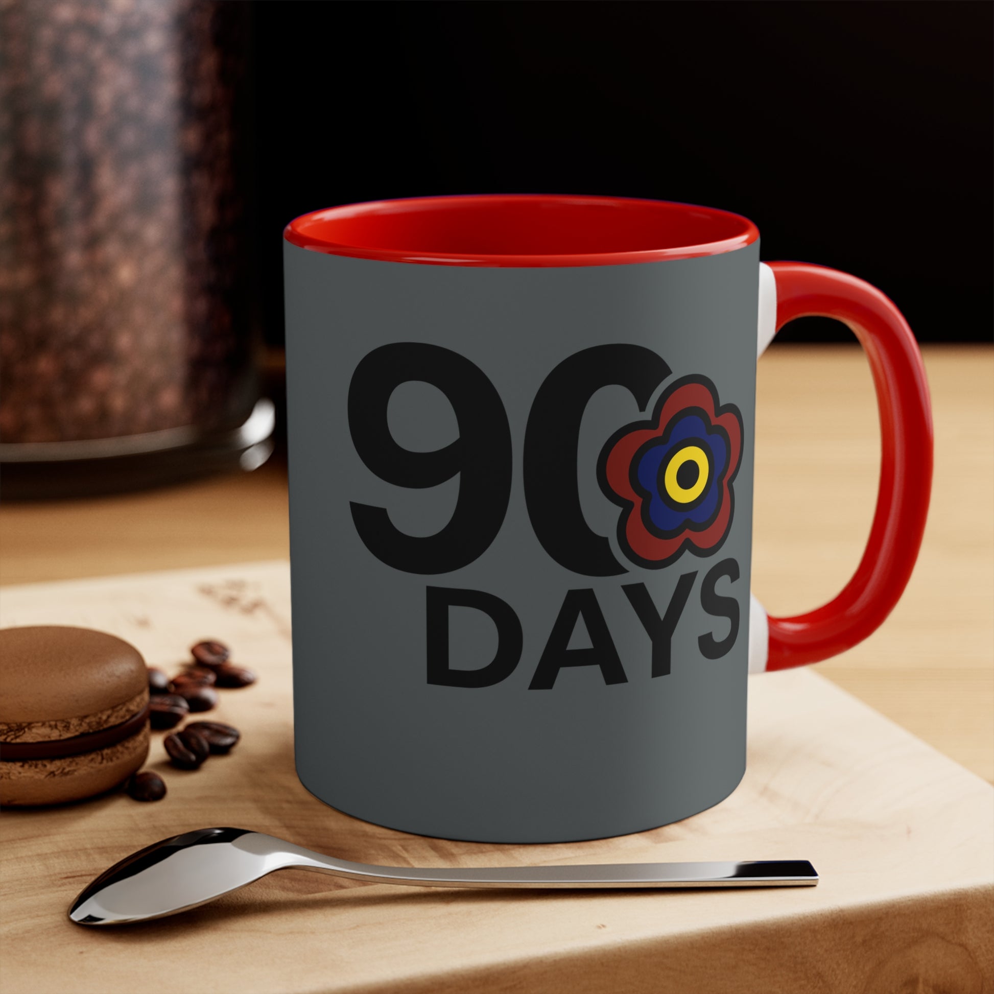 P🌺🌺P2Poppies 90 Days – Motivational Recovery Mug