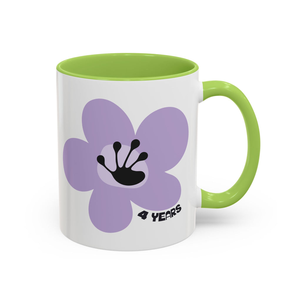 4 Year Recovery Milestone Mug | Recovery Gift | Coffee Cup | Poop2Poppies™