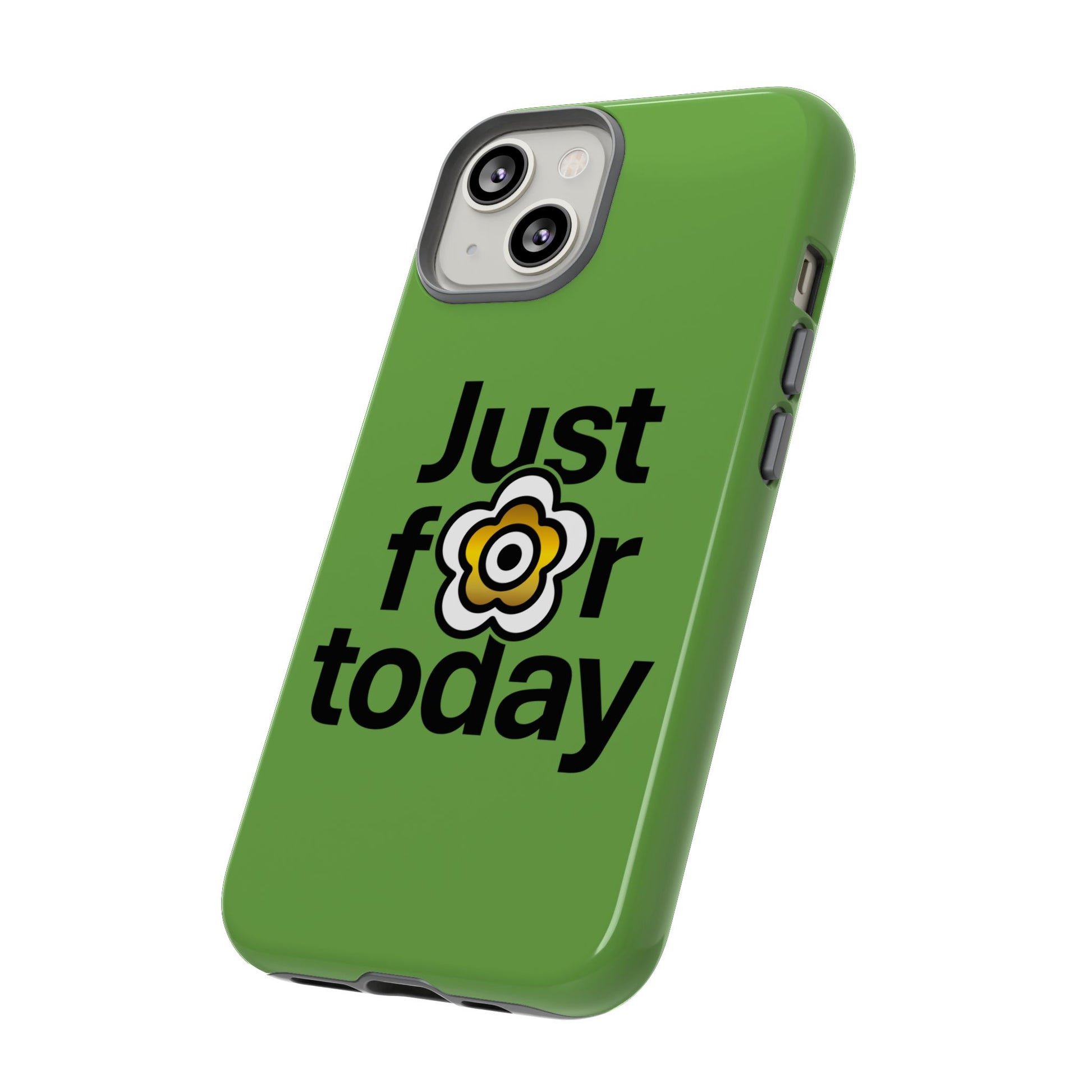 P🌺🌺P2Poppies Just for Today i-Phone Case – Inspirational Recovery Protection