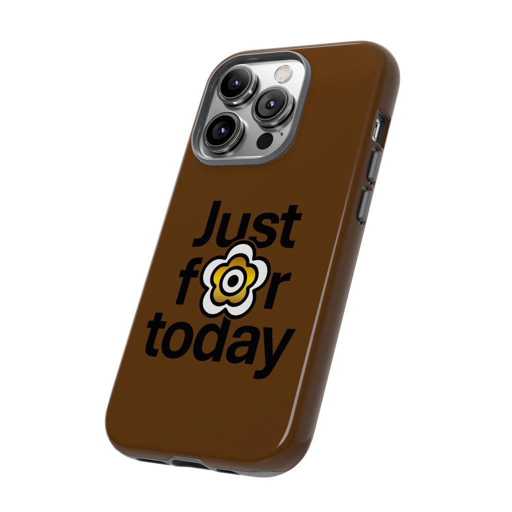 P🌺🌺P2Poppies Just for Today i-Phone Case – Inspirational Recovery Protection