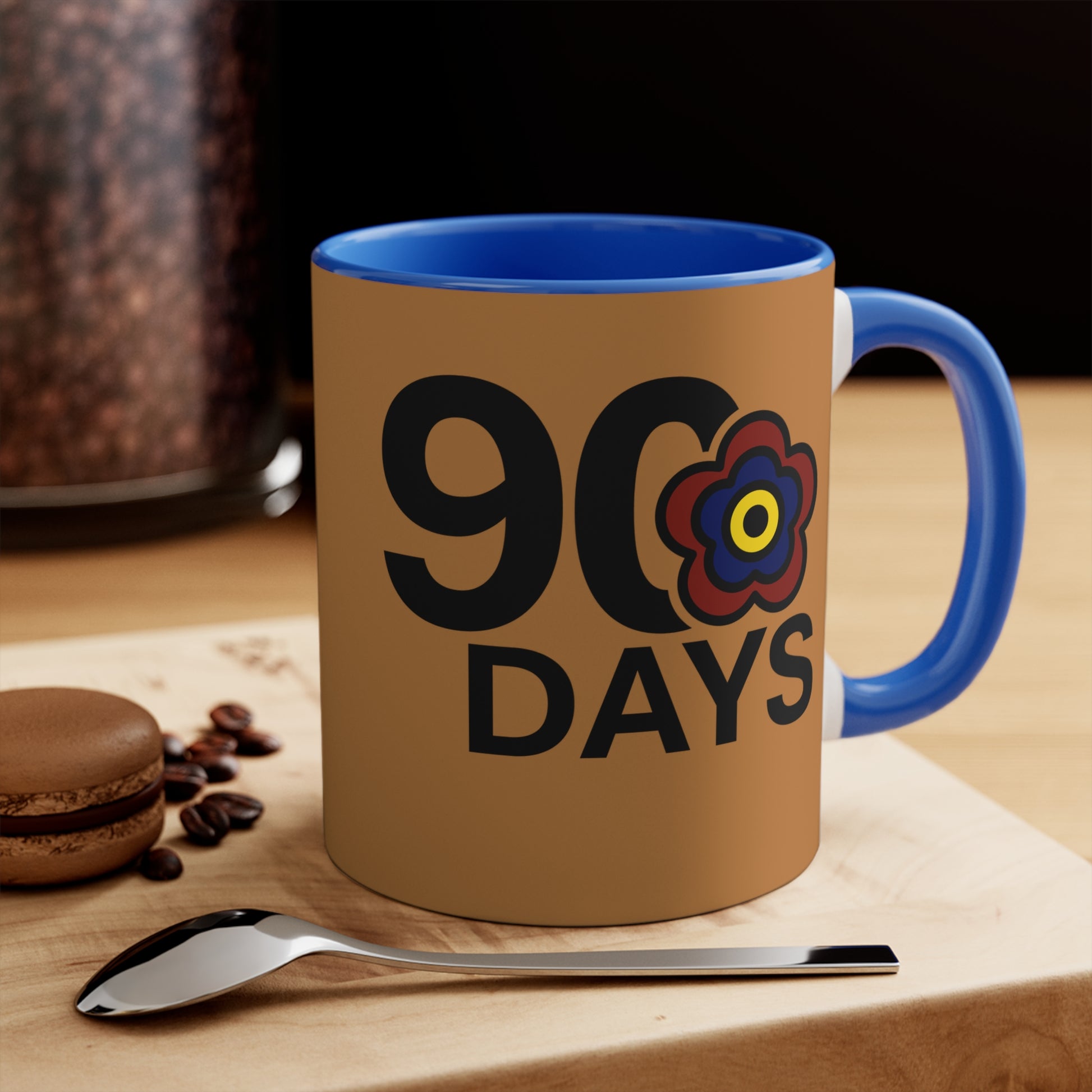 P🌺🌺P2Poppies 90 Days – Motivational Recovery Mug