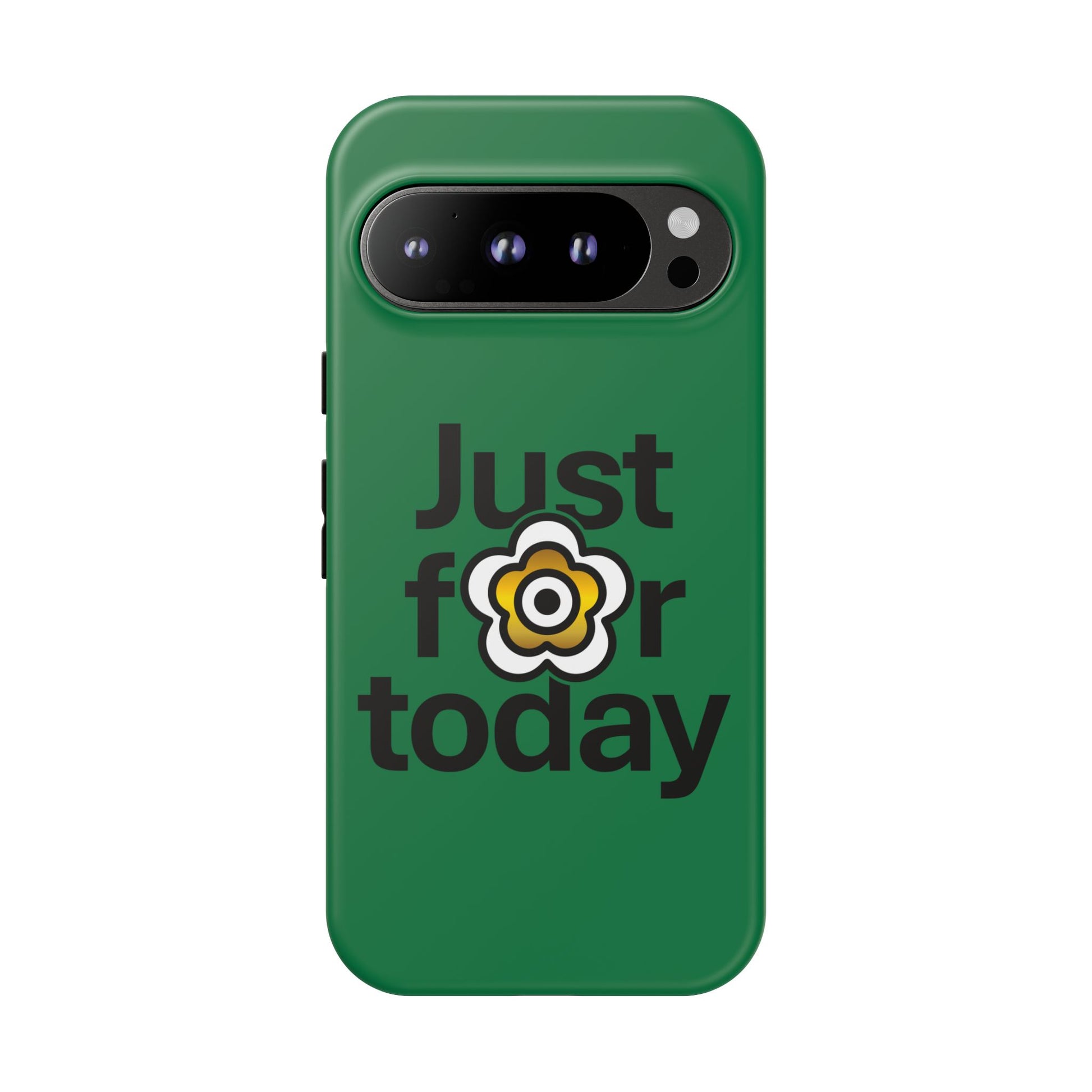 P🌺🌺P2Poppies Just for Today Google Phone Case – Inspirational Recovery Protection