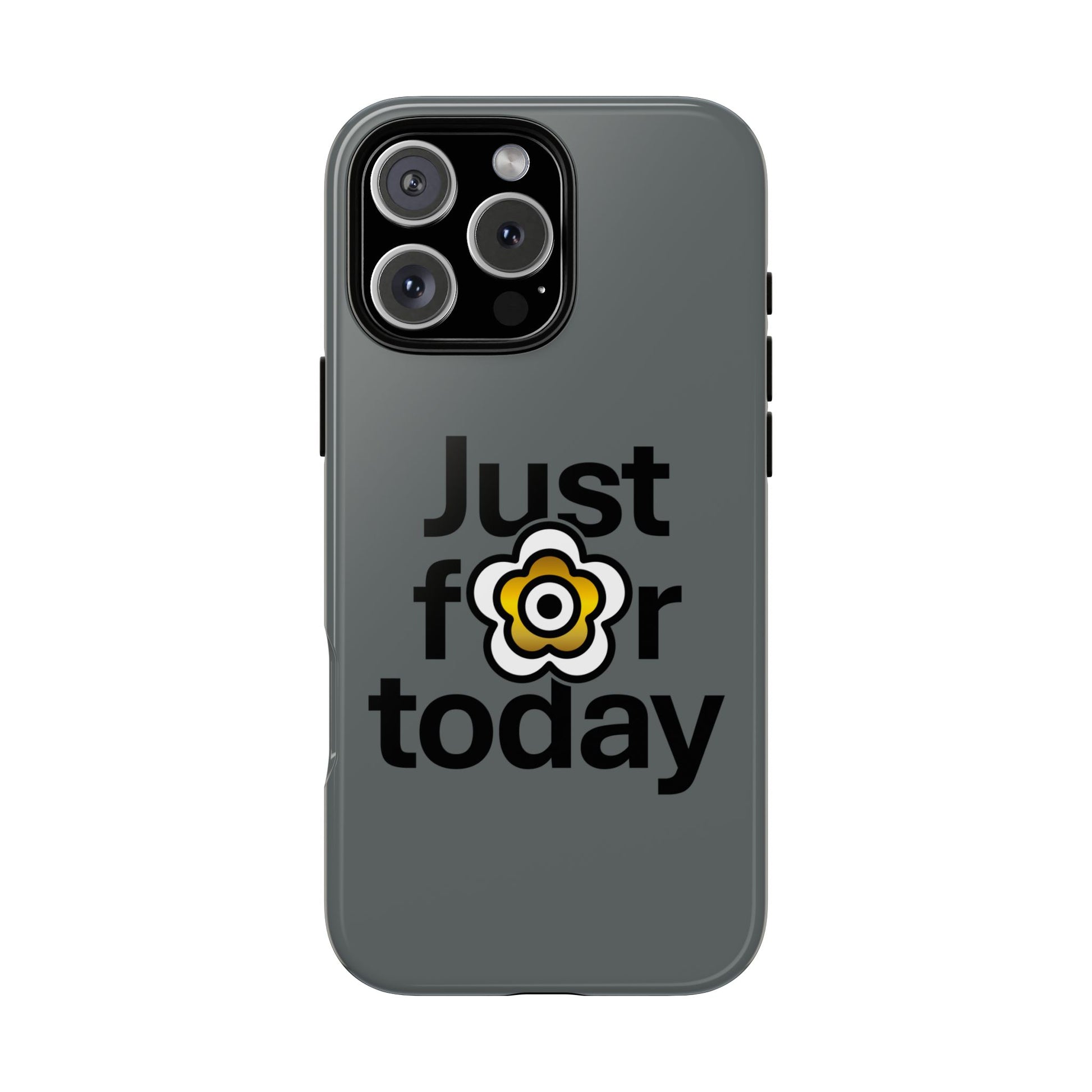 P🌺🌺P2Poppies Just for Today i-Phone Case – Inspirational Recovery Protection